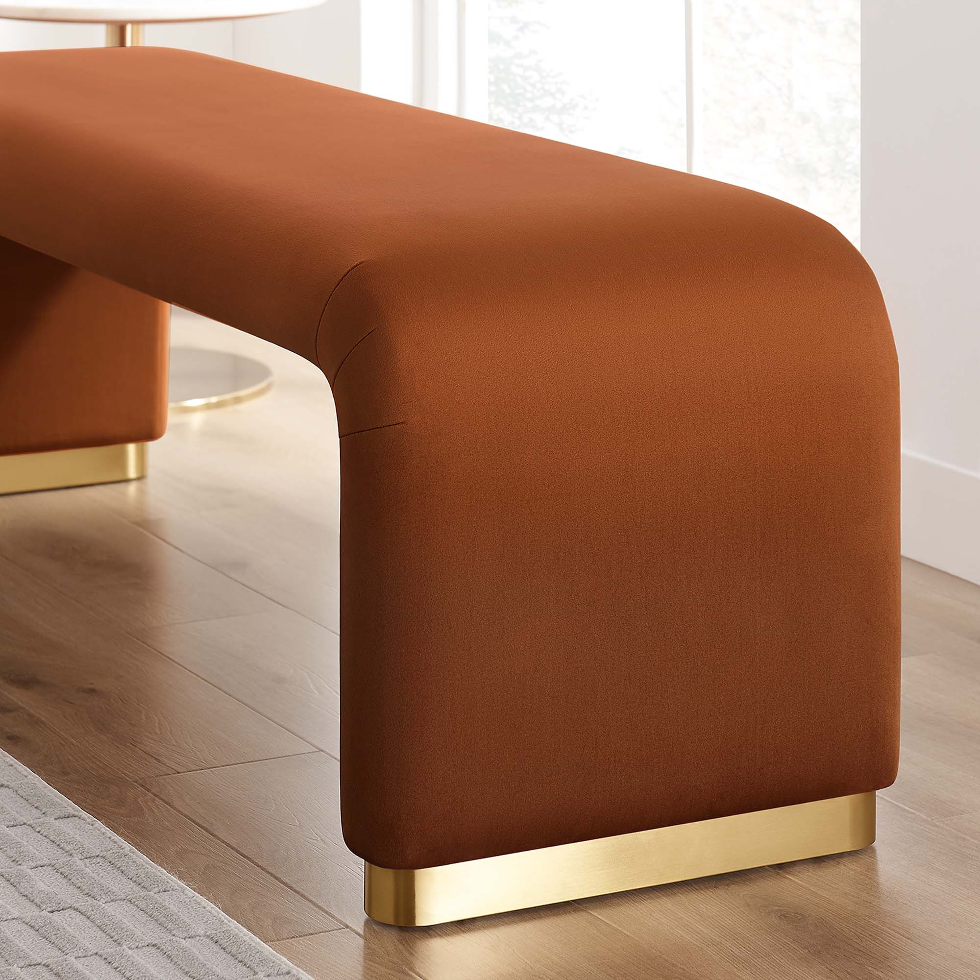 Chaise sans accoudoirs rembourrée en duvet Commix