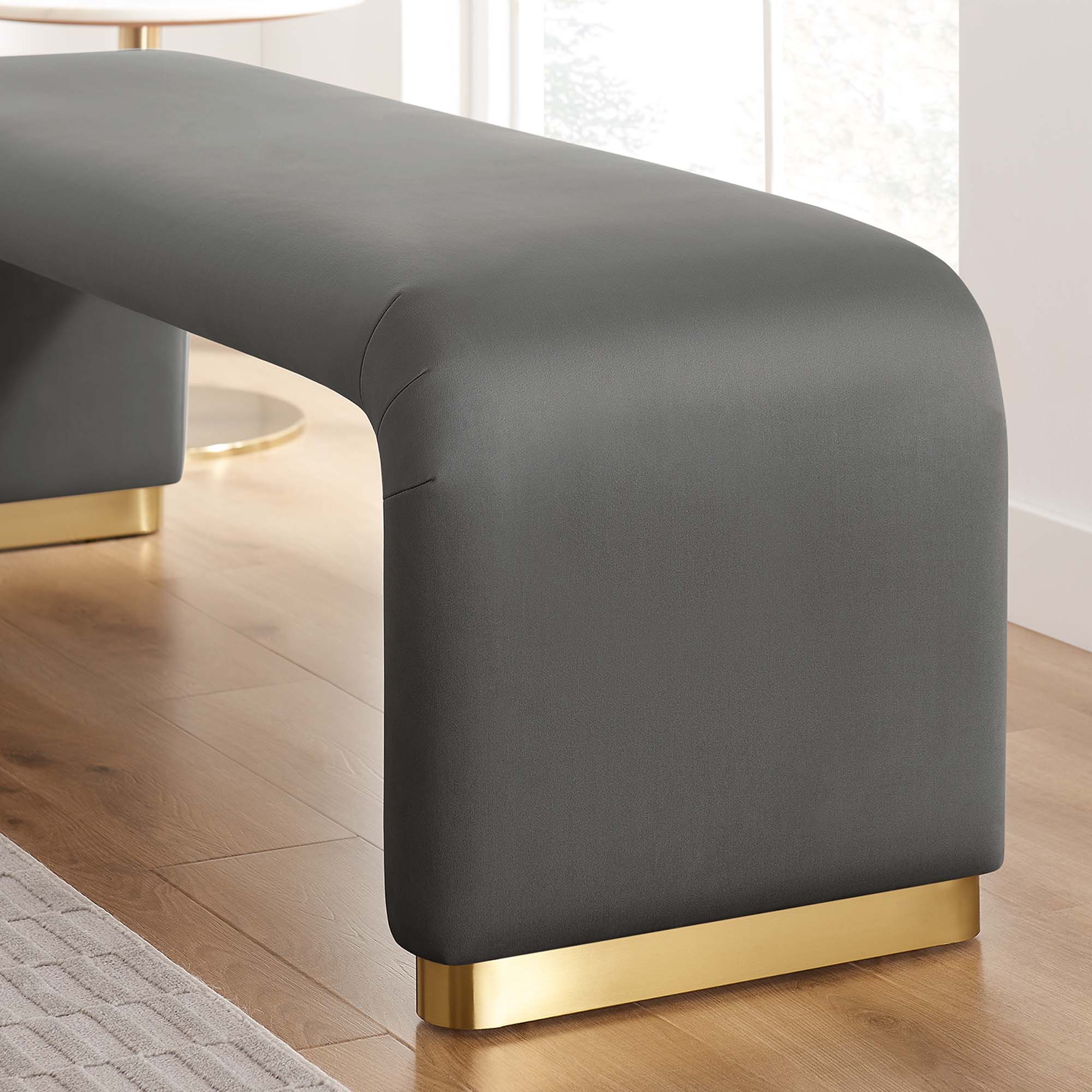 Chaise sans accoudoirs rembourrée en duvet Commix