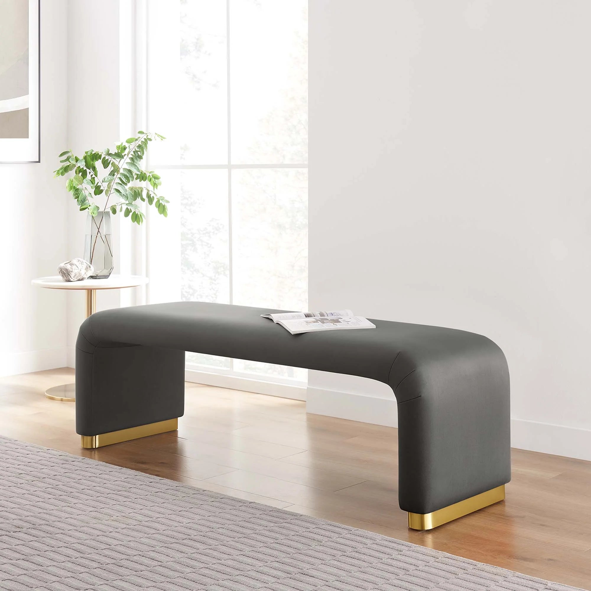 Chaise sans accoudoirs rembourrée en duvet Commix