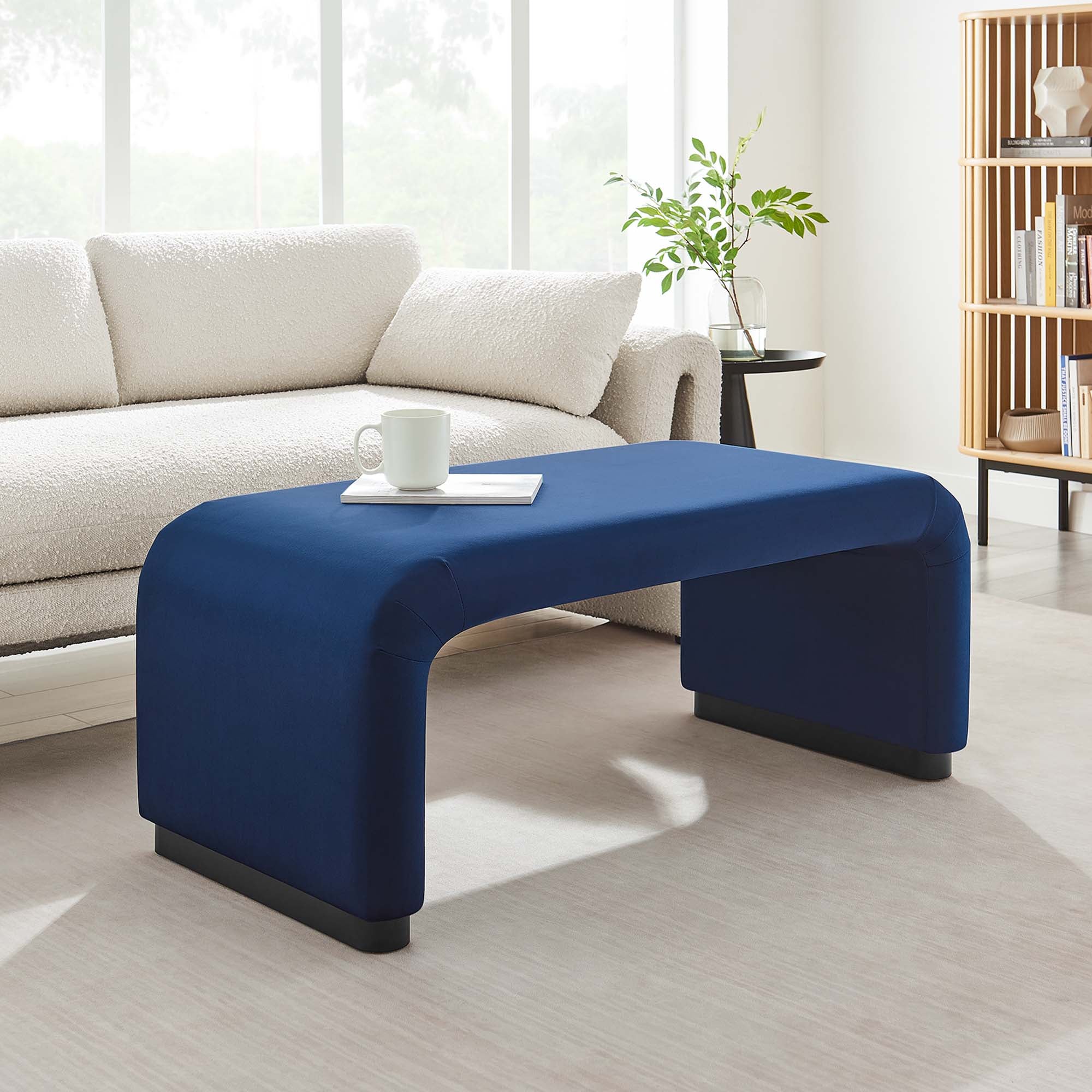 Chaise sans accoudoirs rembourrée en duvet Commix