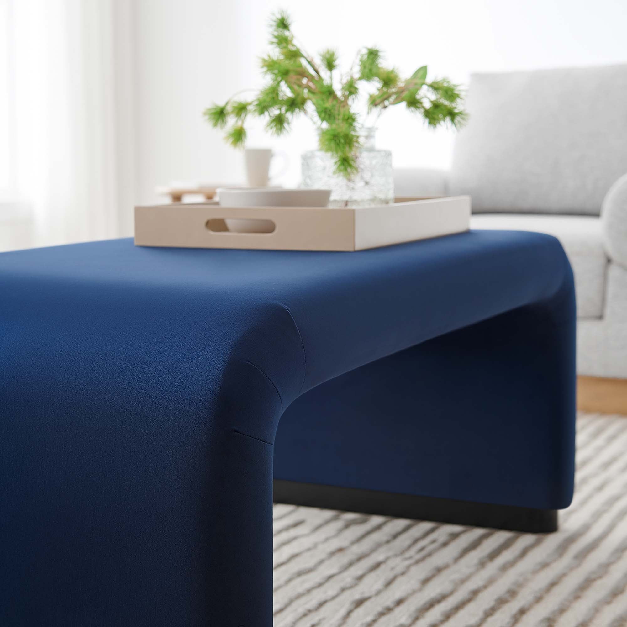 Chaise sans accoudoirs rembourrée en duvet Commix
