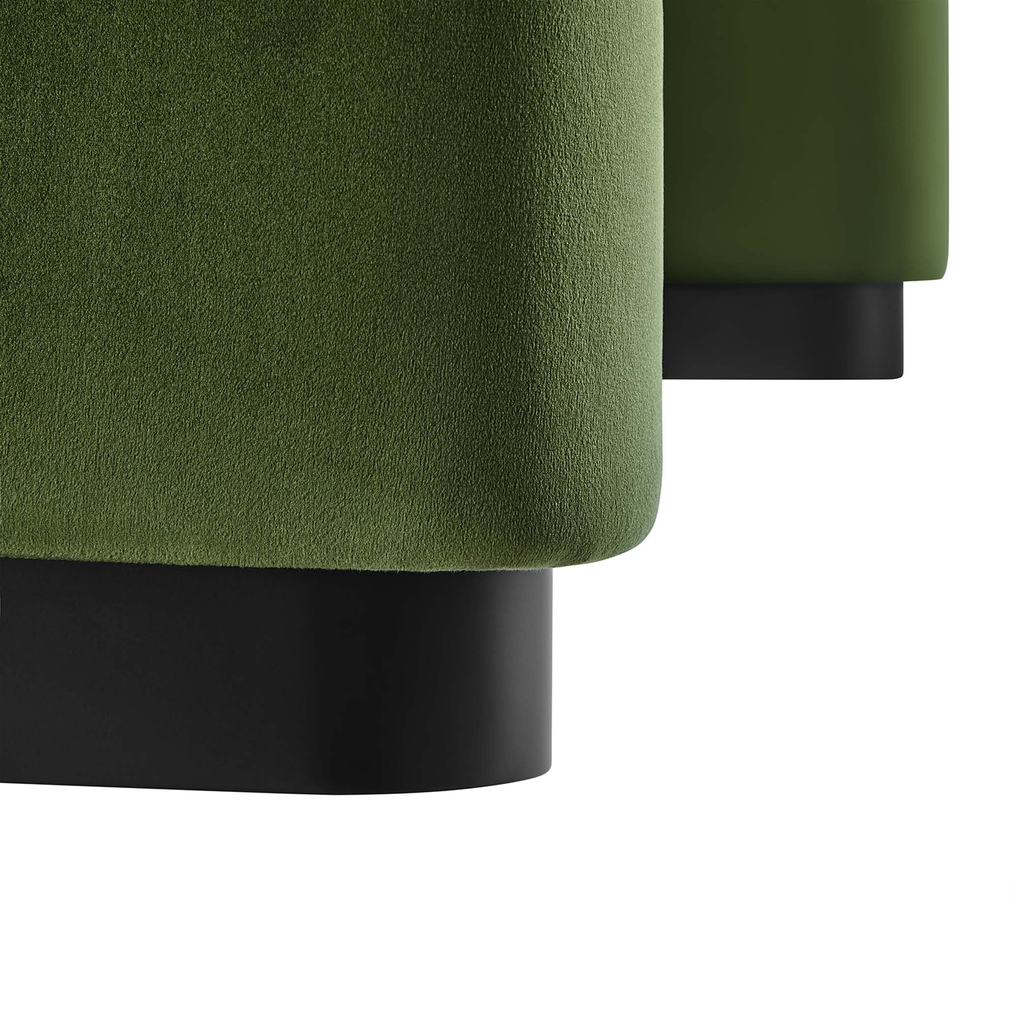 Chaise sans accoudoirs rembourrée en duvet Commix
