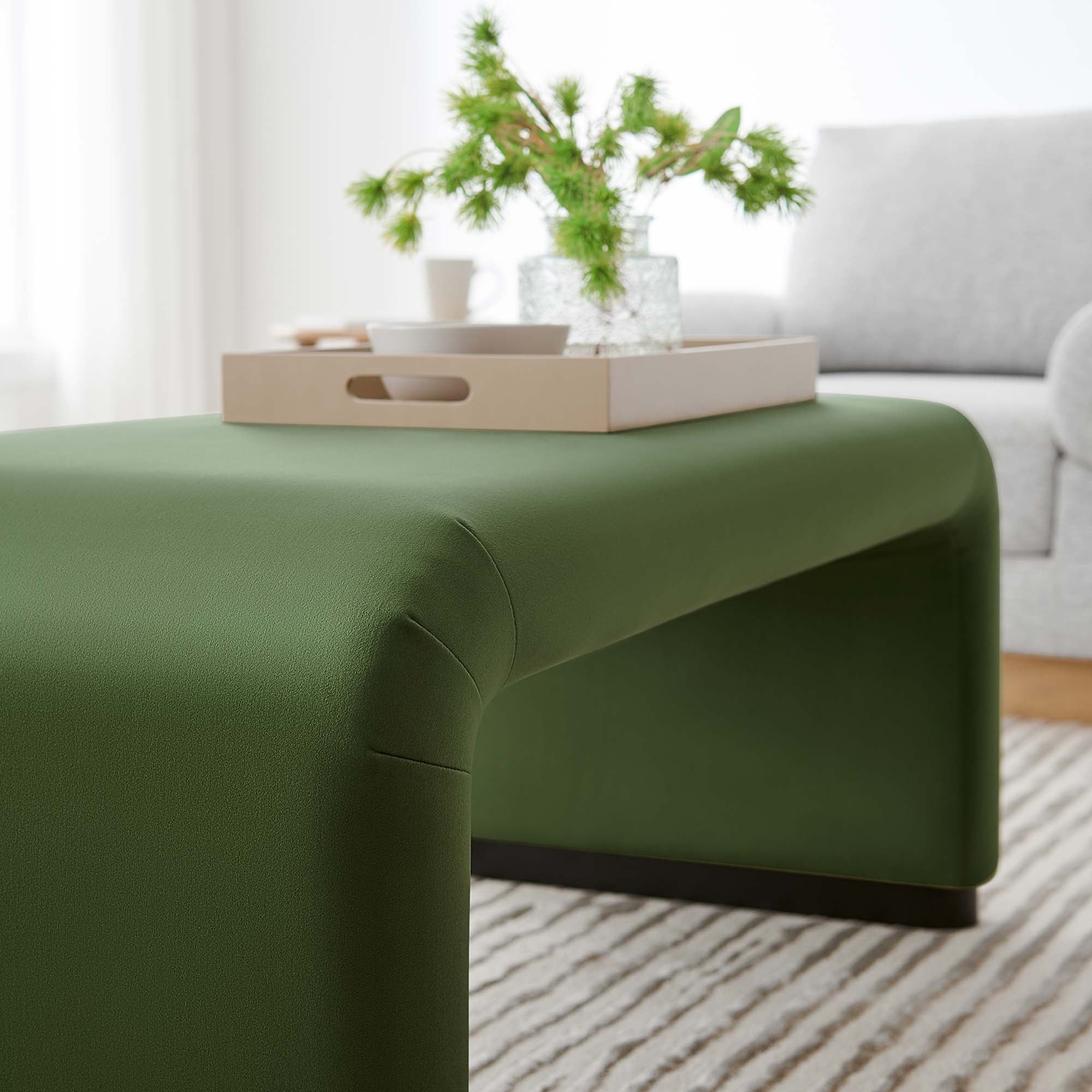 Chaise sans accoudoirs rembourrée en duvet Commix