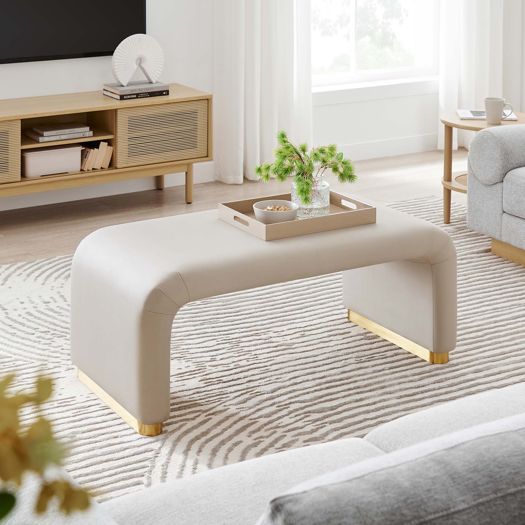 Chaise sans accoudoirs rembourrée en duvet Commix