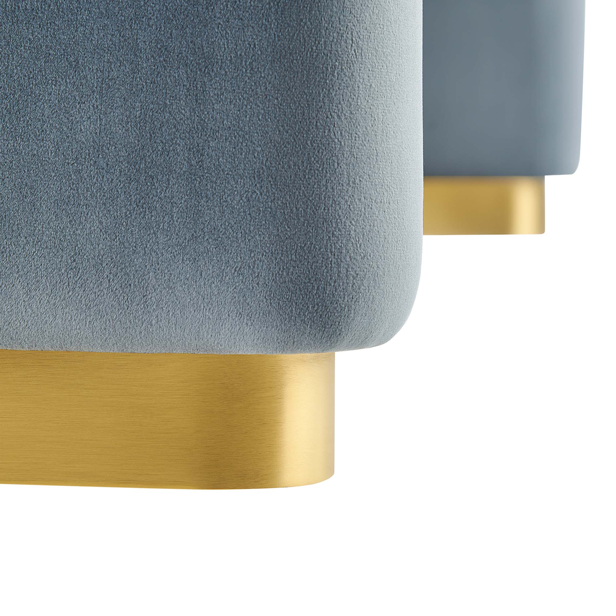 Chaise sans accoudoirs rembourrée en duvet Commix