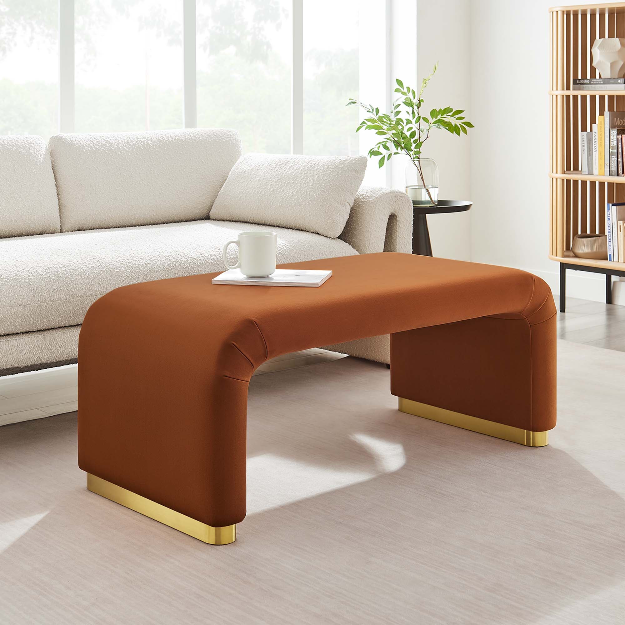 Chaise sans accoudoirs rembourrée en duvet Commix