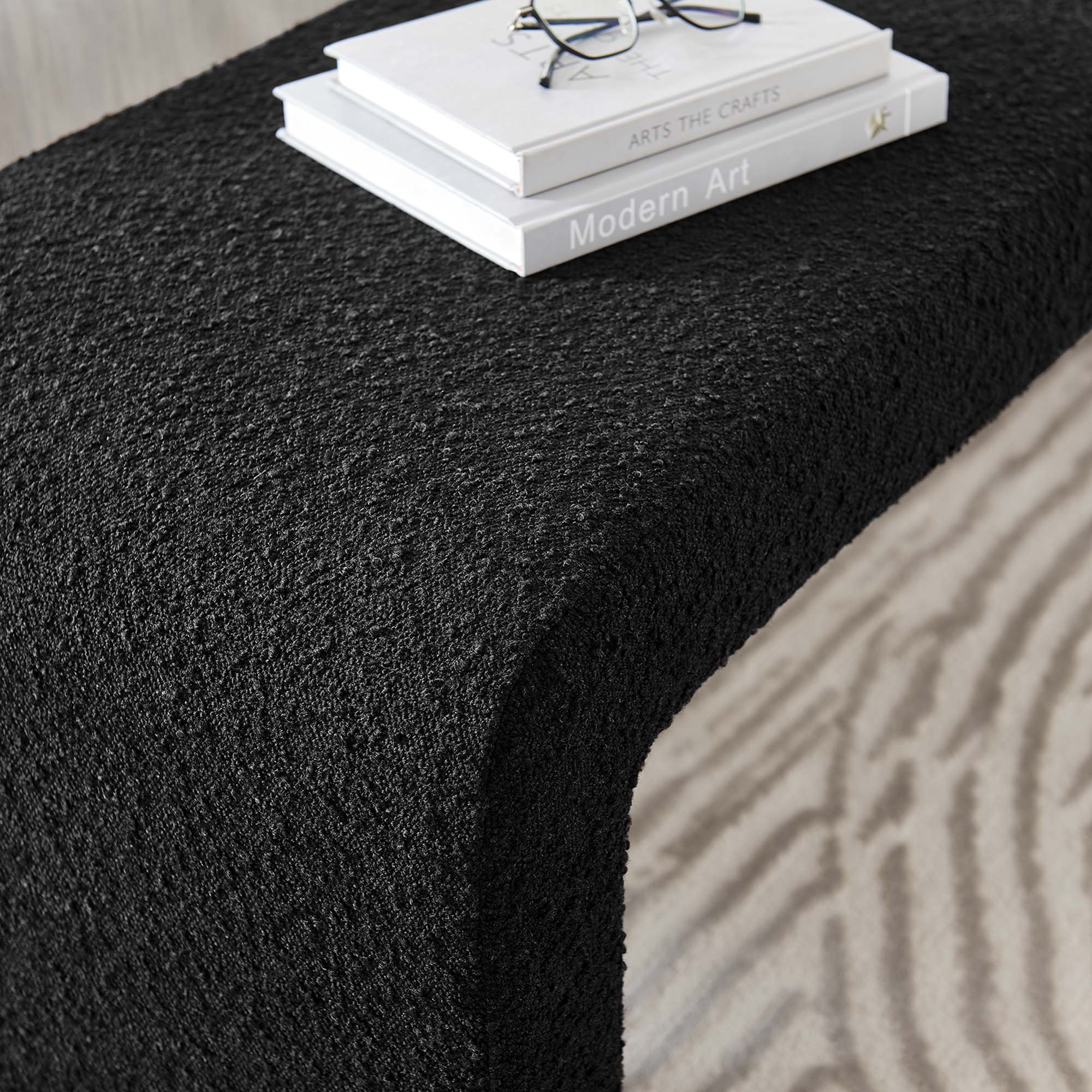 Chaise sans accoudoirs rembourrée en duvet Commix