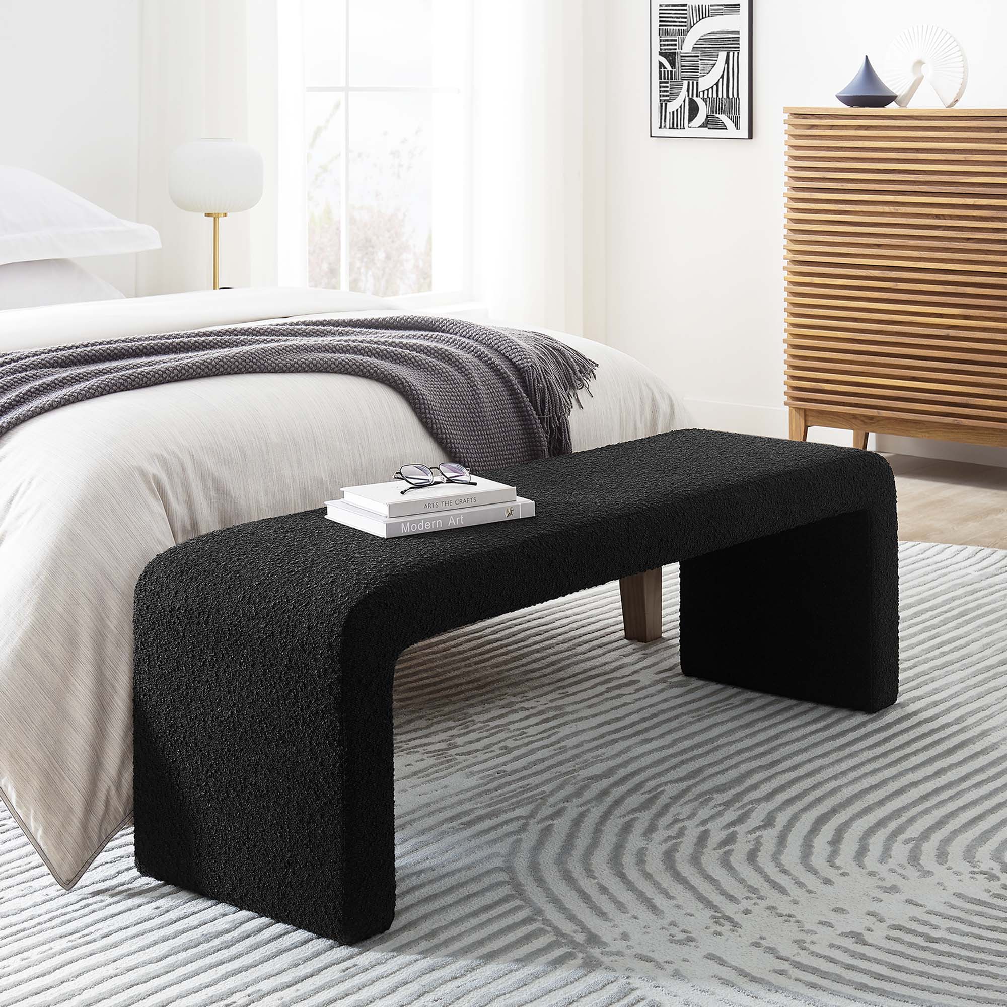 Chaise sans accoudoirs rembourrée en duvet Commix