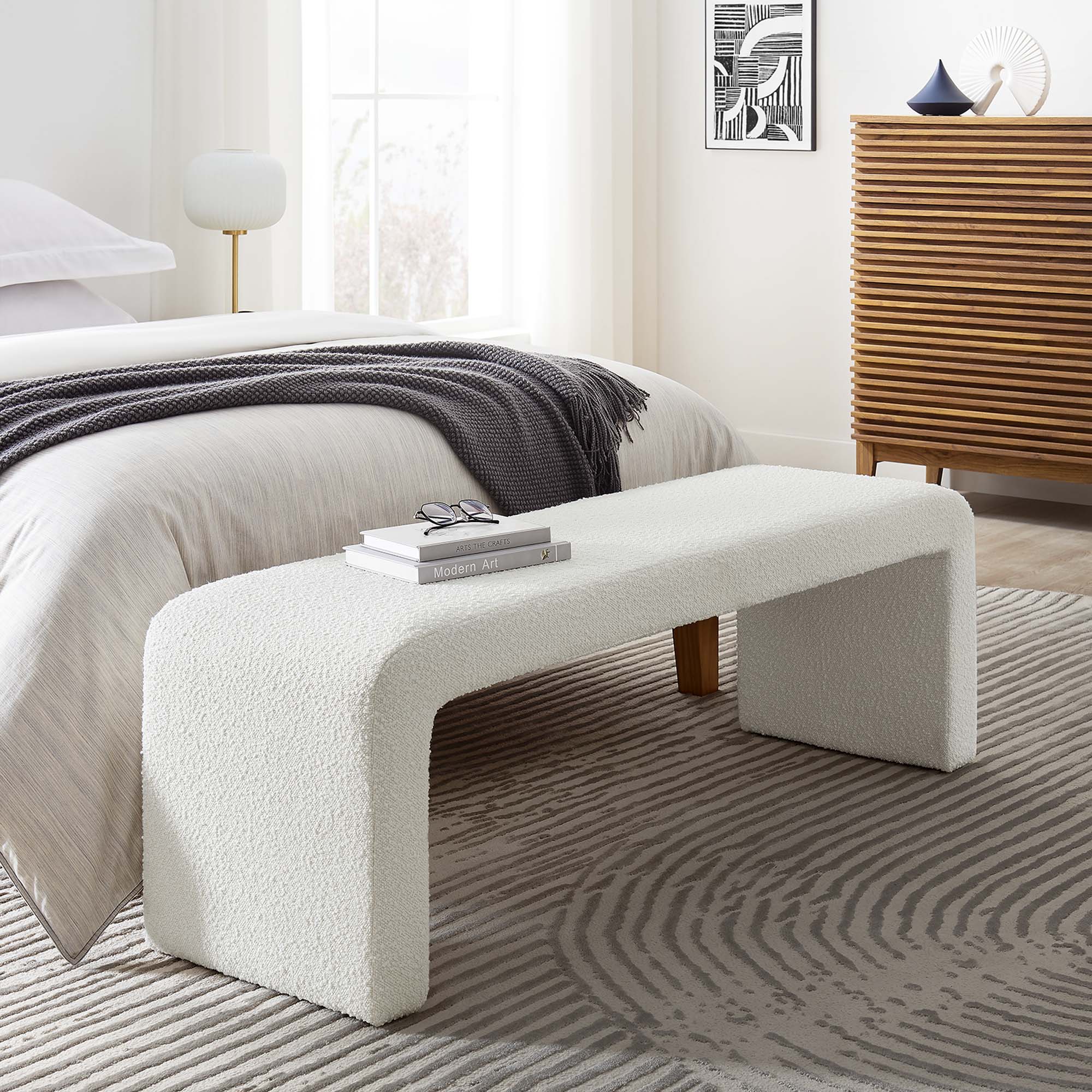 Chaise sans accoudoirs rembourrée en duvet Commix