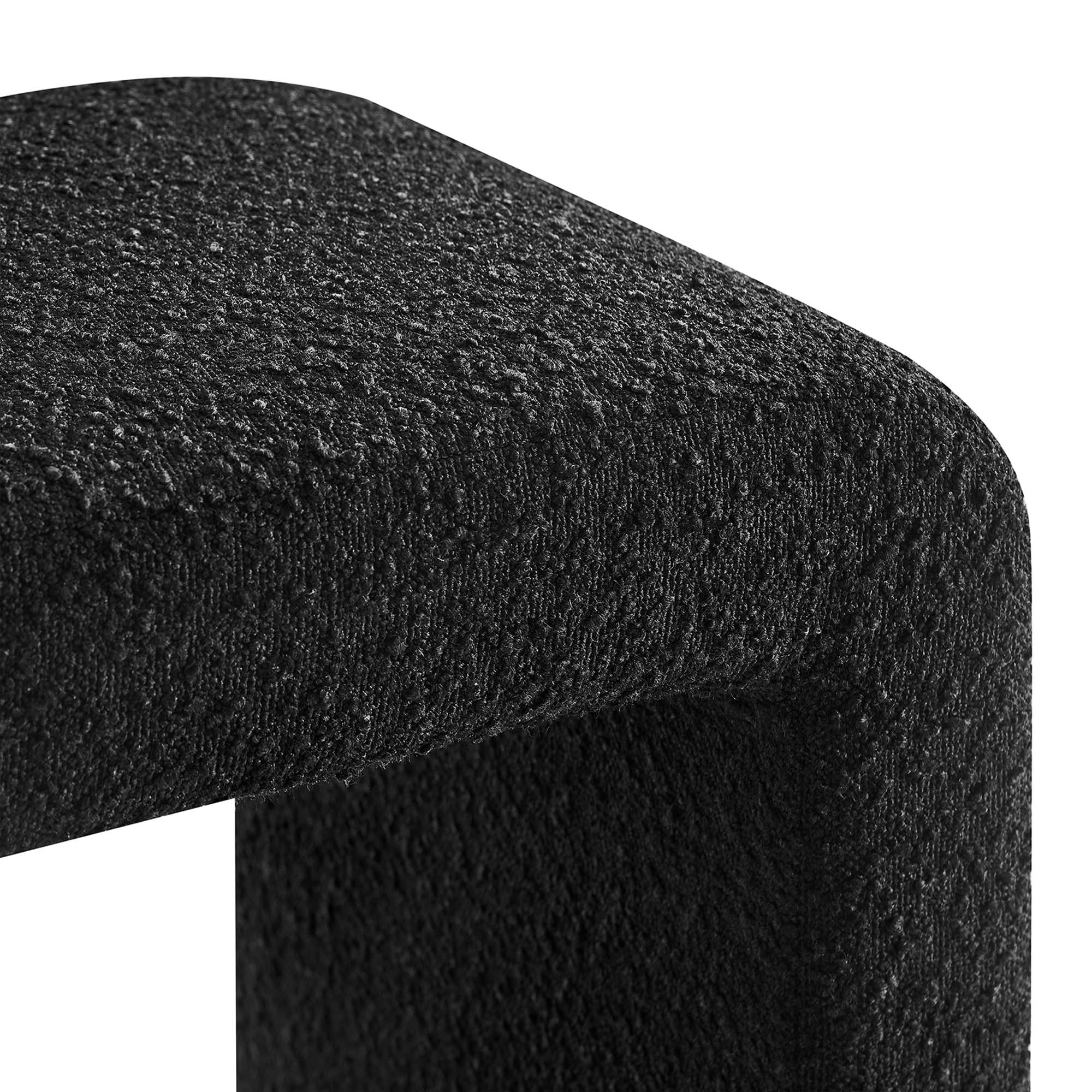 Chaise sans accoudoirs rembourrée en duvet Commix