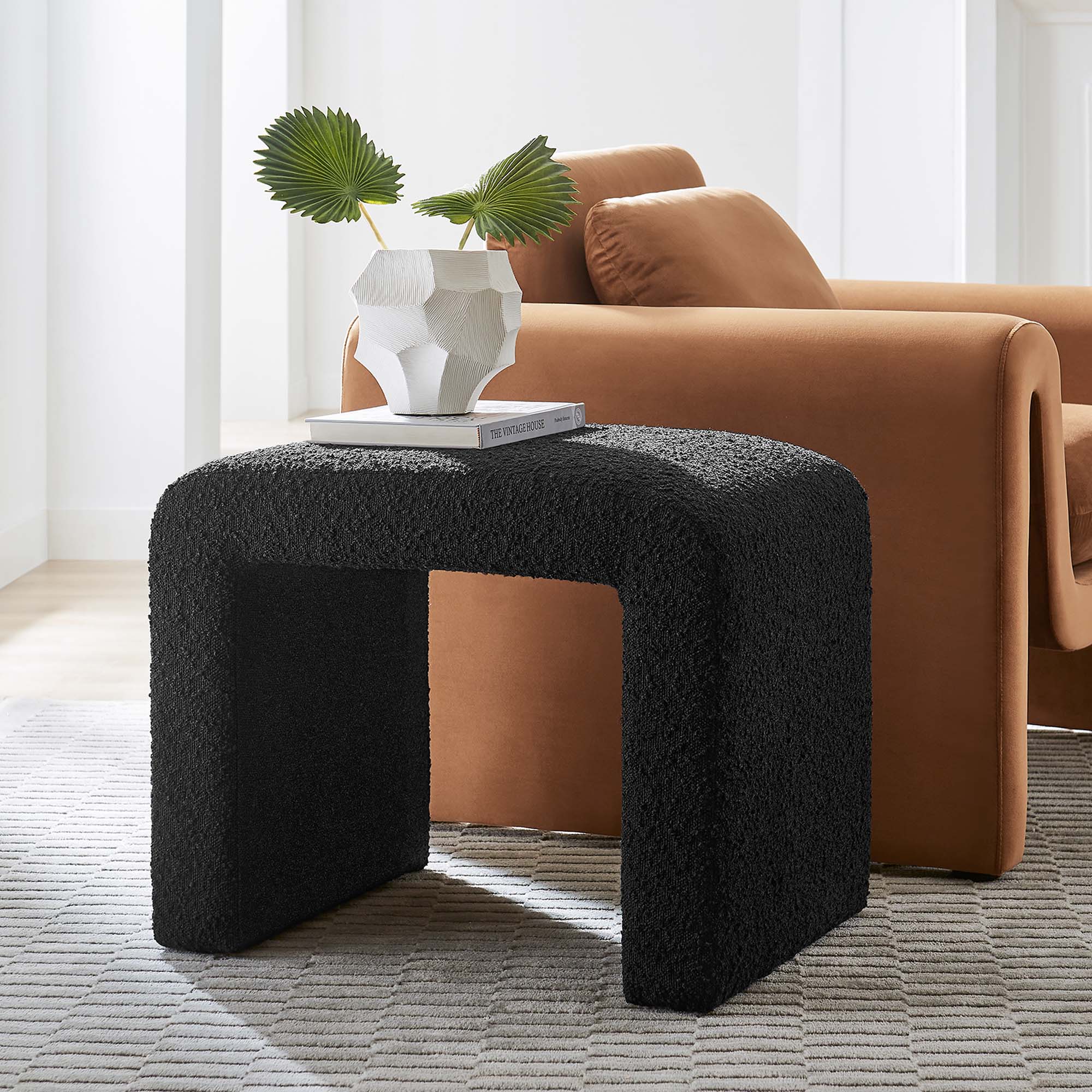 Chaise sans accoudoirs rembourrée en duvet Commix