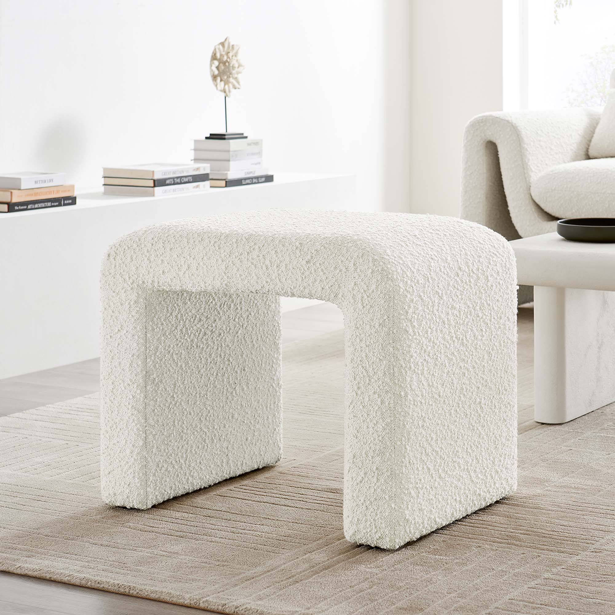 Chaise sans accoudoirs rembourrée en duvet Commix