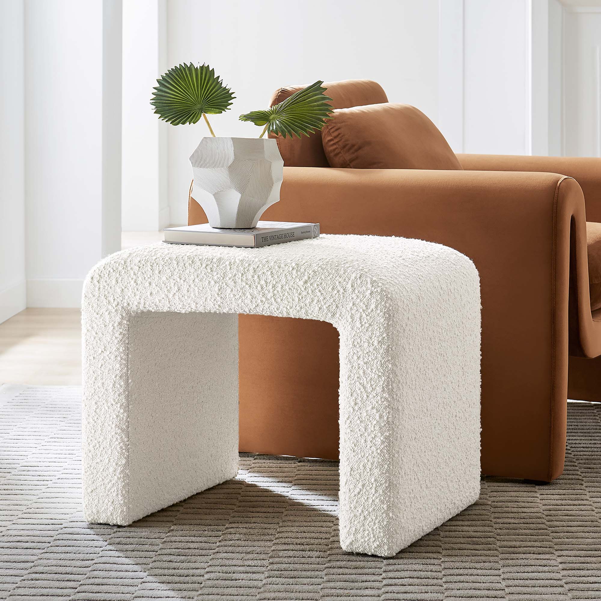 Chaise sans accoudoirs rembourrée en duvet Commix