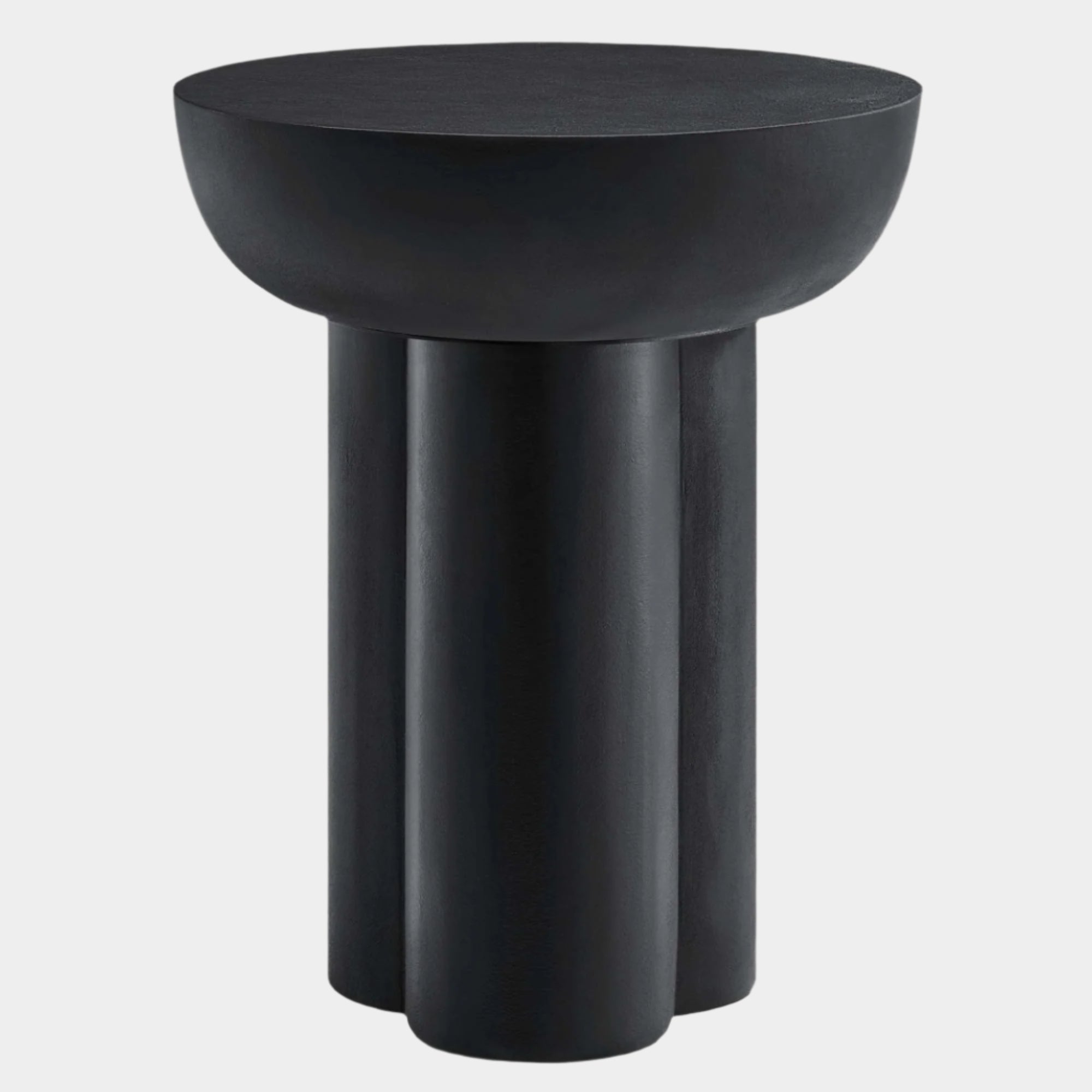 Caspian Round Concrete Side Table