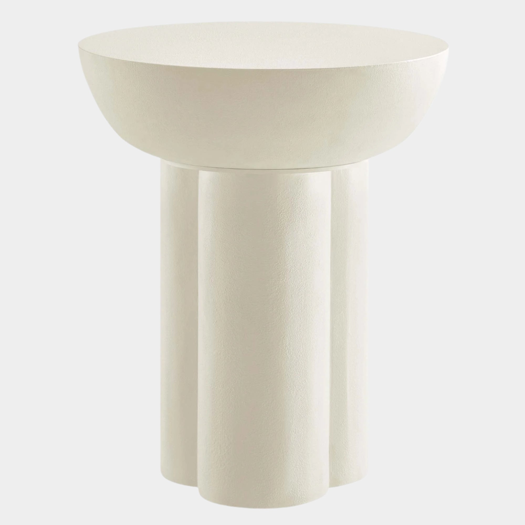 Caspian Round Concrete Side Table