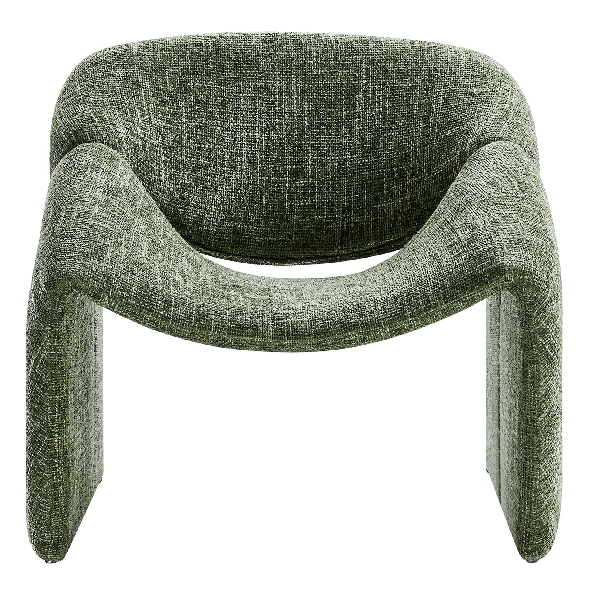 Fauteuil d'appoint rembourré en chenille Vivi