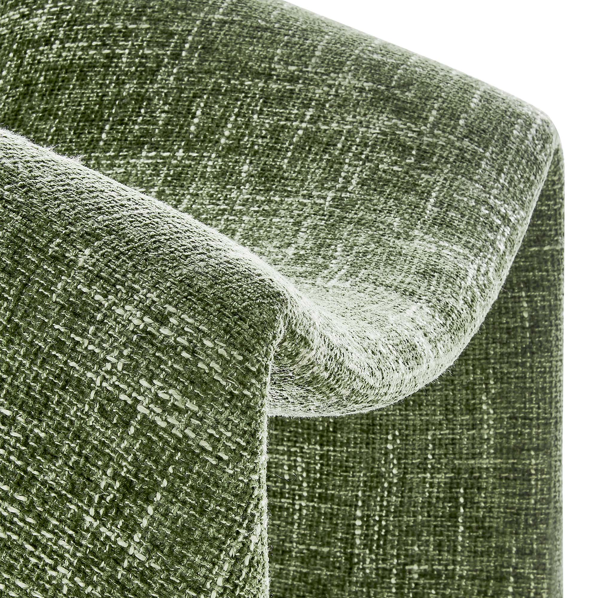 Fauteuil d'appoint rembourré en chenille Vivi