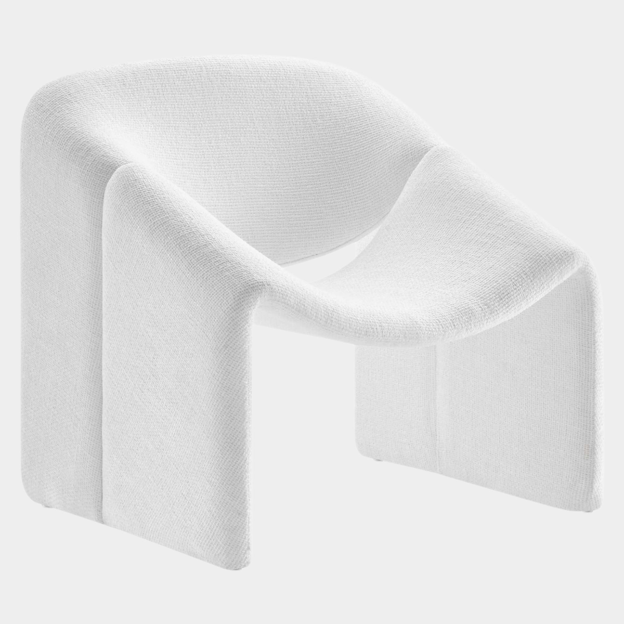 Fauteuil d'appoint rembourré en chenille Vivi