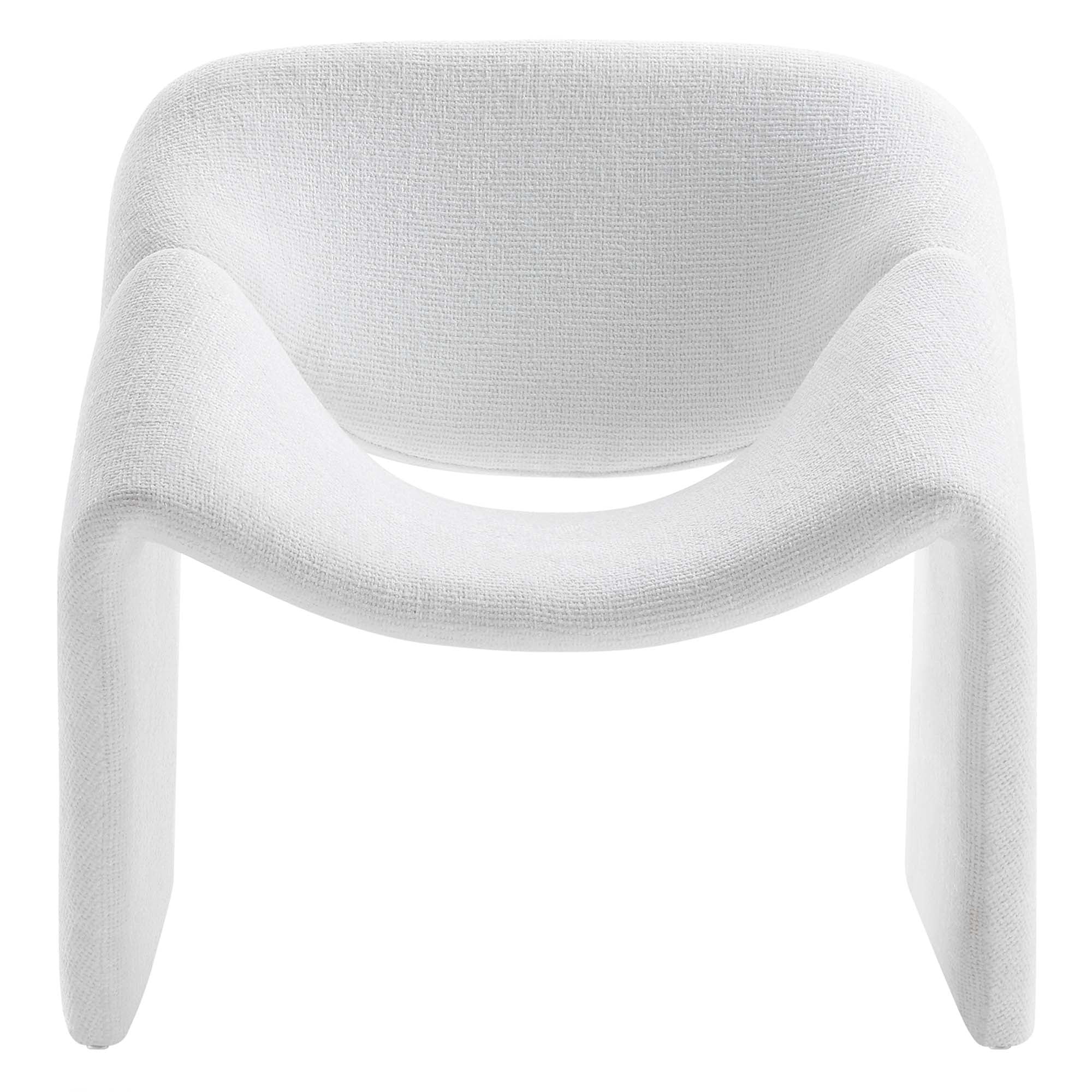 Fauteuil d'appoint rembourré en chenille Vivi