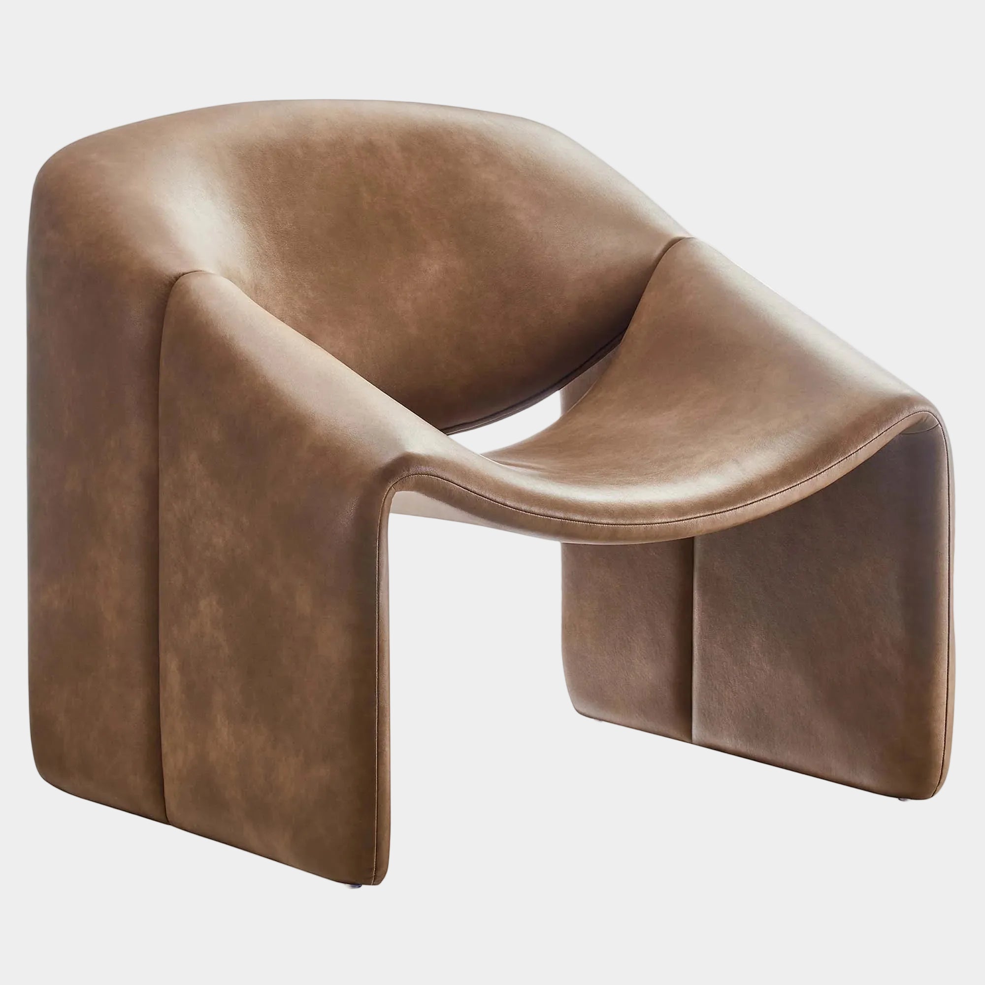 Fauteuil d'appoint en cuir végétalien Vivi