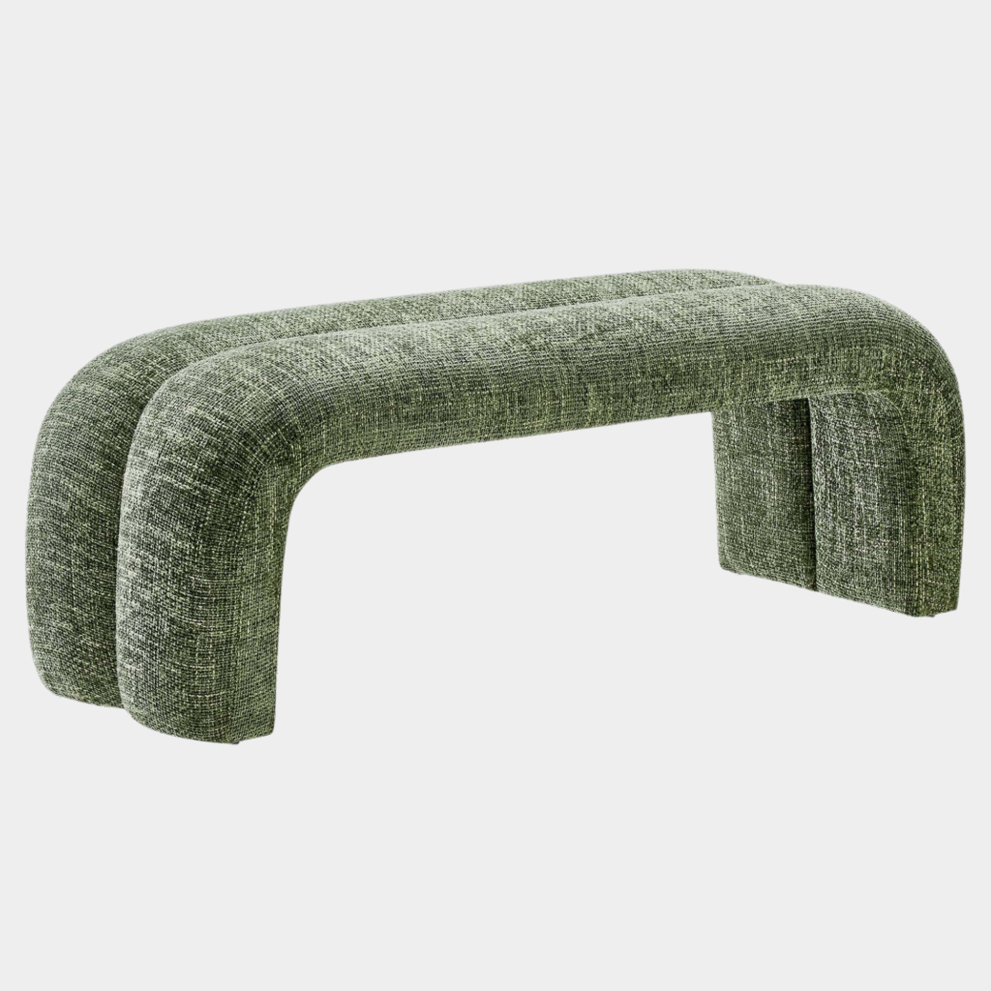 Chaise sans accoudoirs rembourrée en duvet Commix
