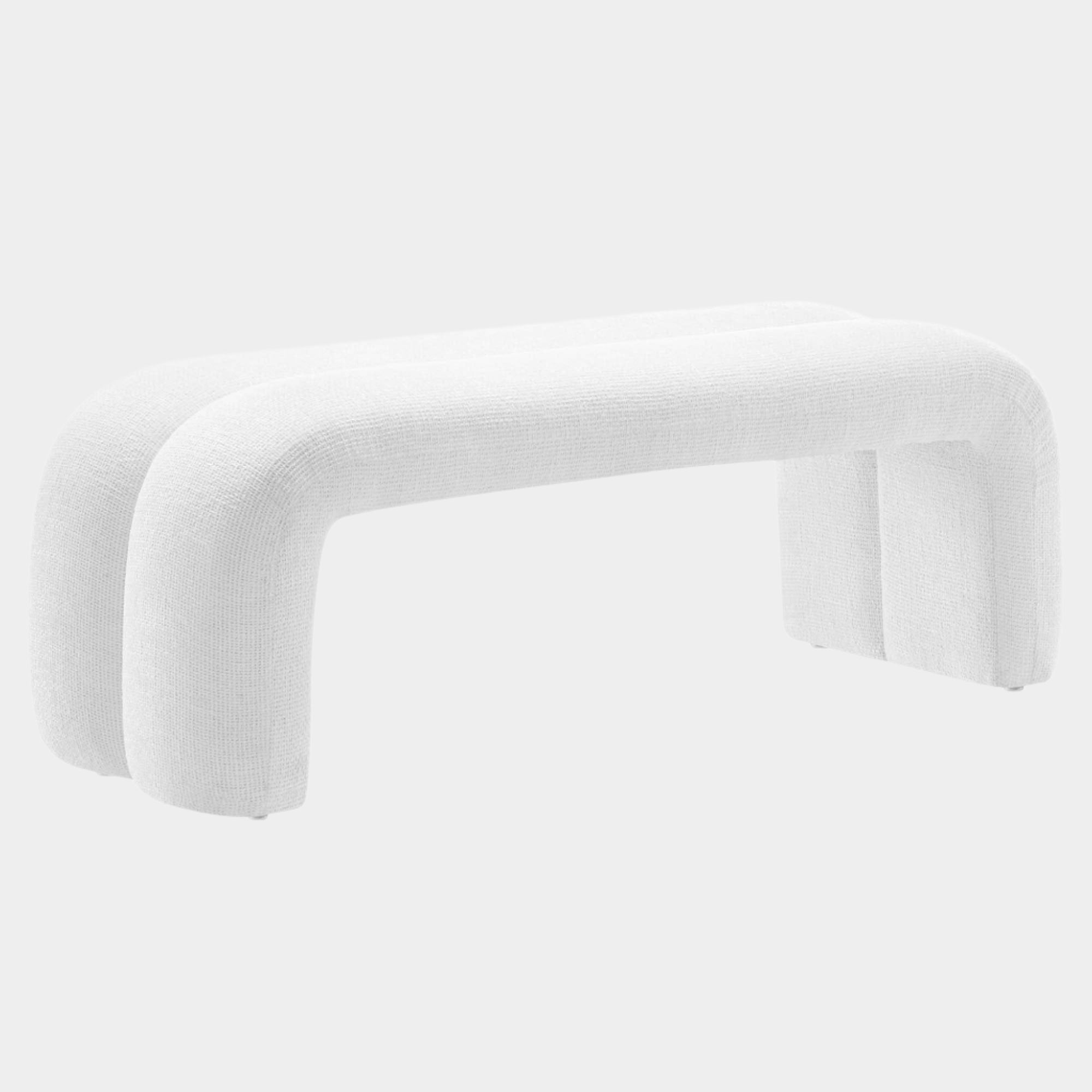 Chaise sans accoudoirs rembourrée en duvet Commix