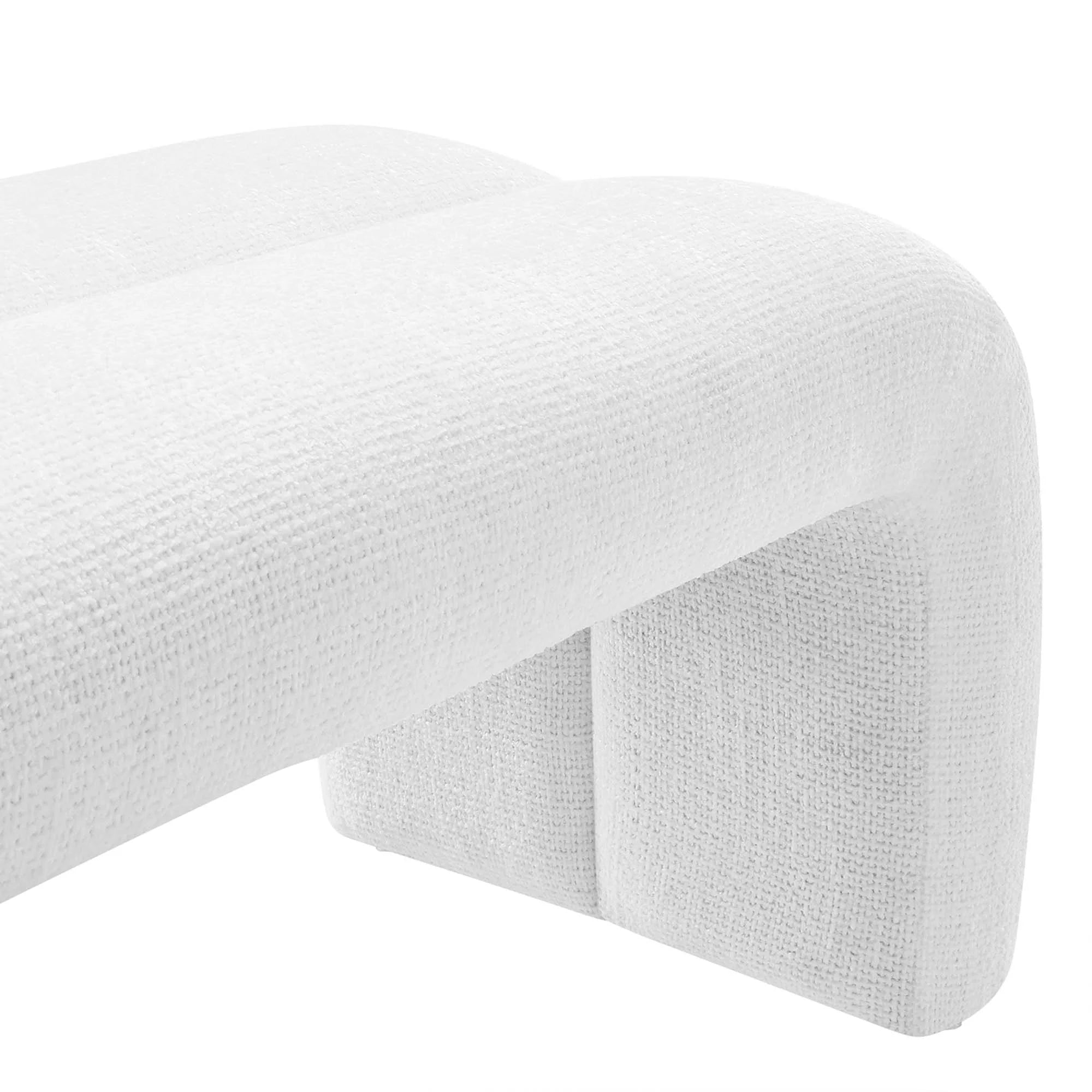 Chaise sans accoudoirs rembourrée en duvet Commix