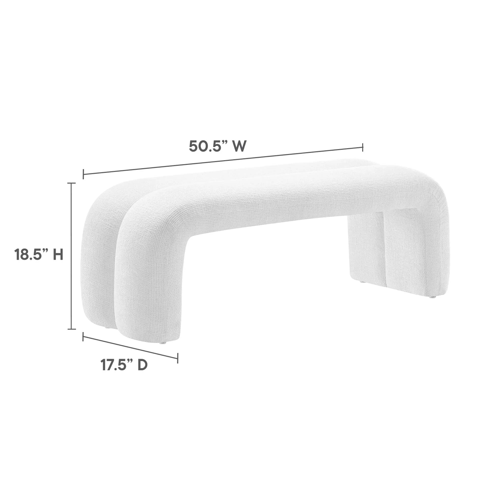 Chaise sans accoudoirs rembourrée en duvet Commix
