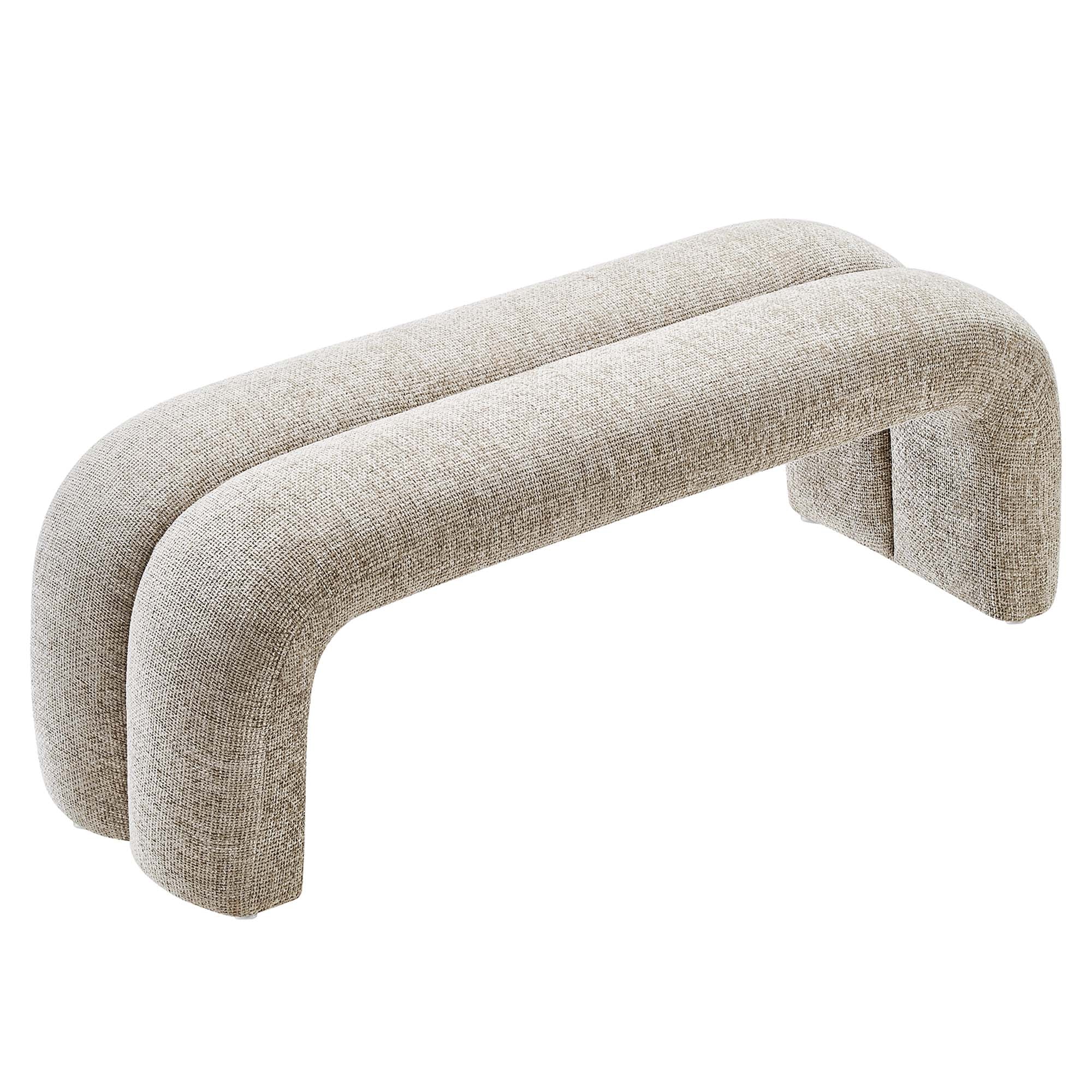 Chaise sans accoudoirs rembourrée en duvet Commix
