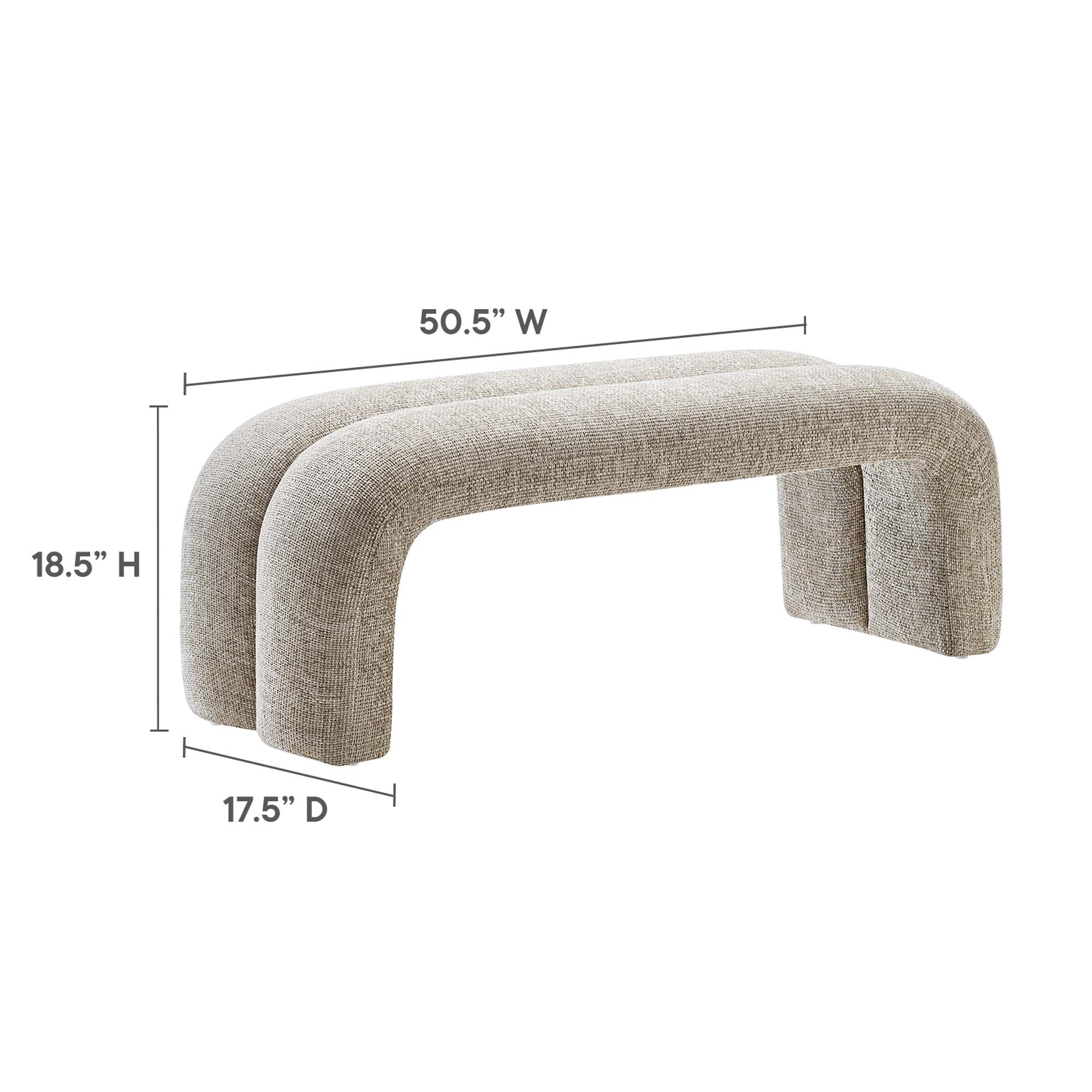 Chaise sans accoudoirs rembourrée en duvet Commix