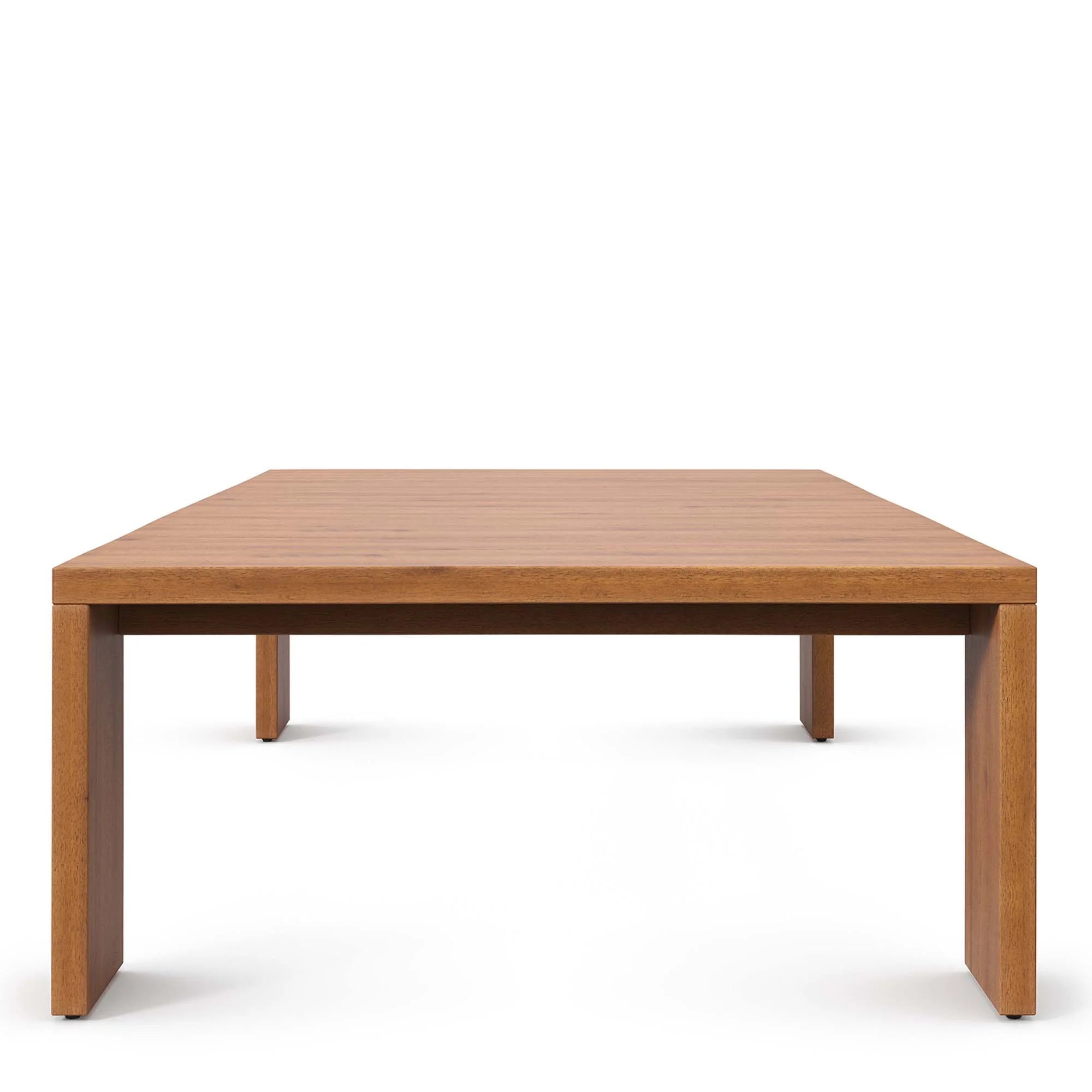 Table basse d'extérieur en bois d'acacia Tahoe de couleur naturelle