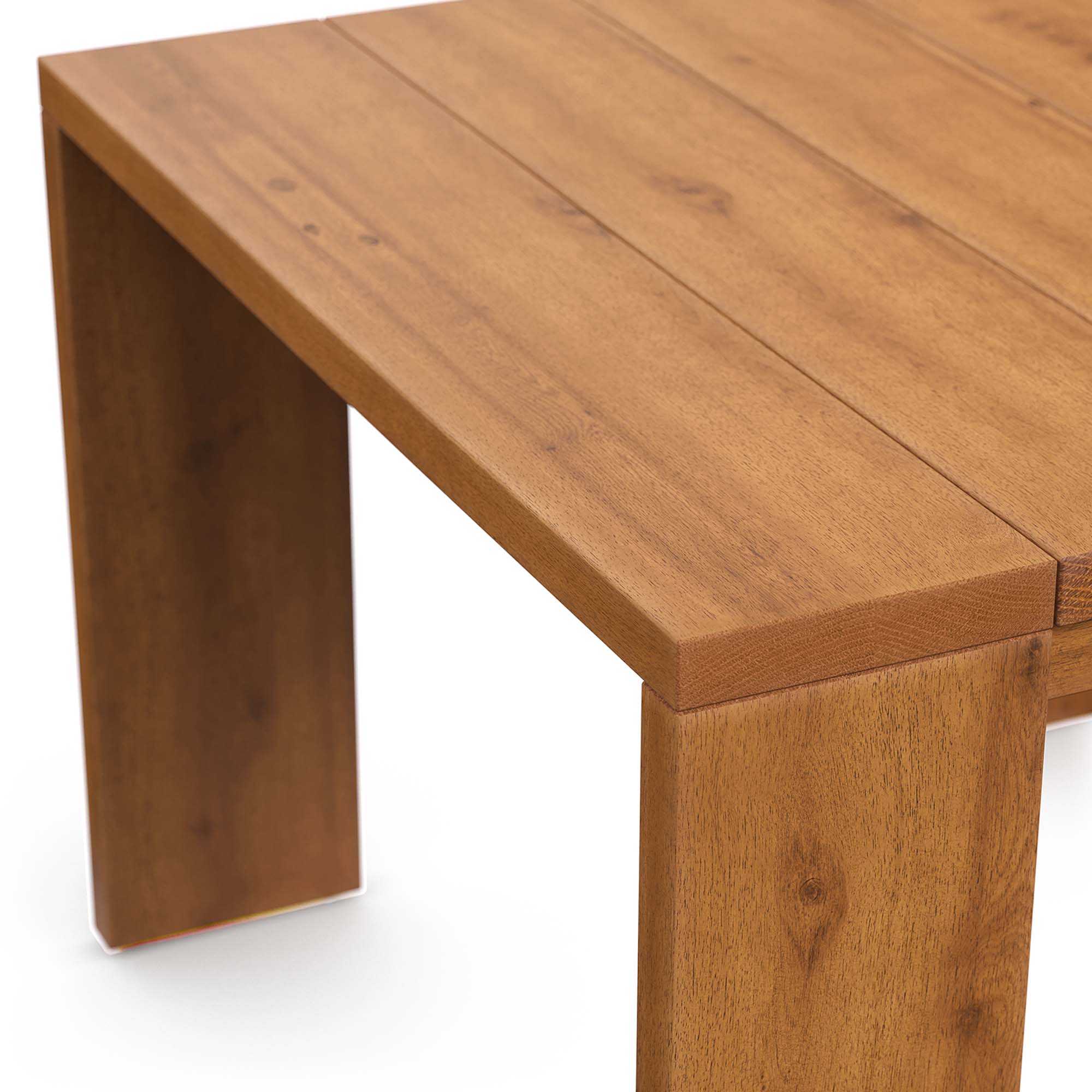 Table d'appoint d'extérieur en bois d'acacia Tahoe en couleur naturelle
