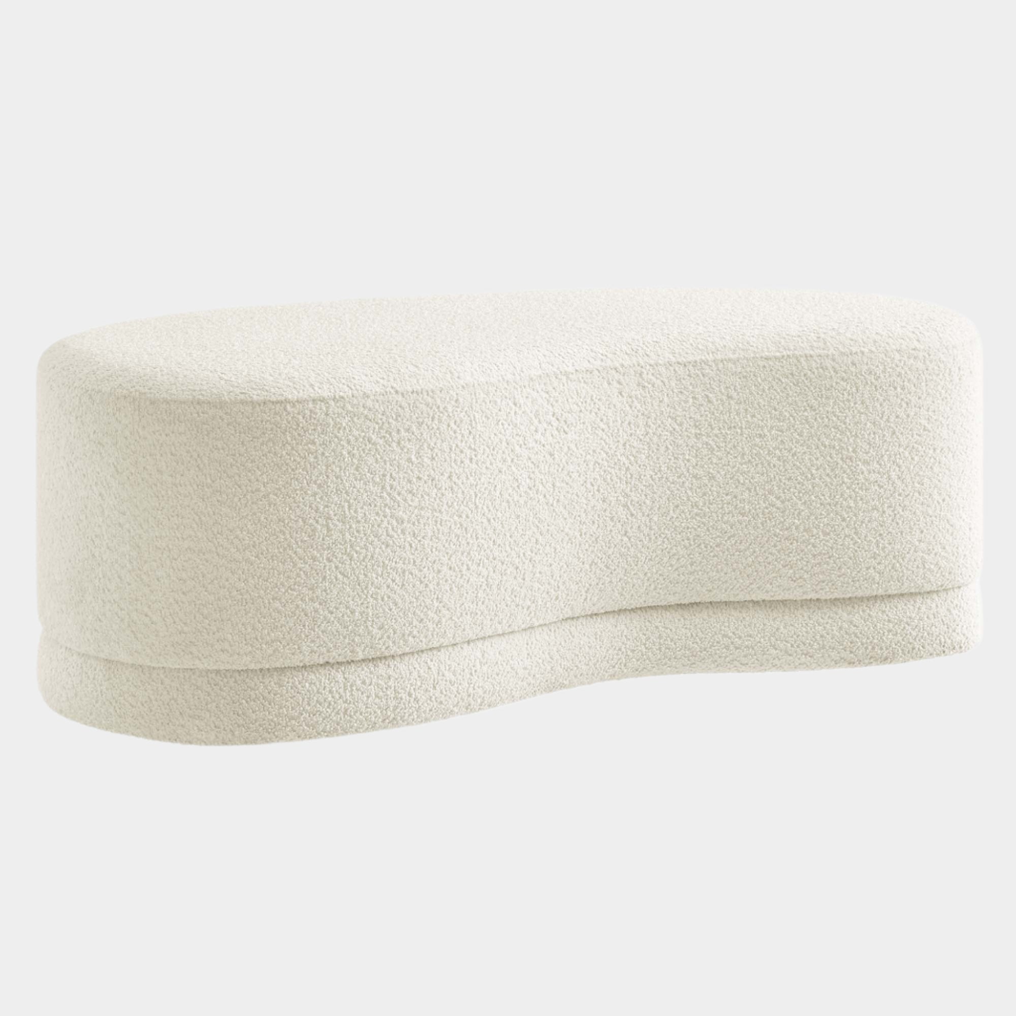 Chaise sans accoudoirs rembourrée en duvet Commix