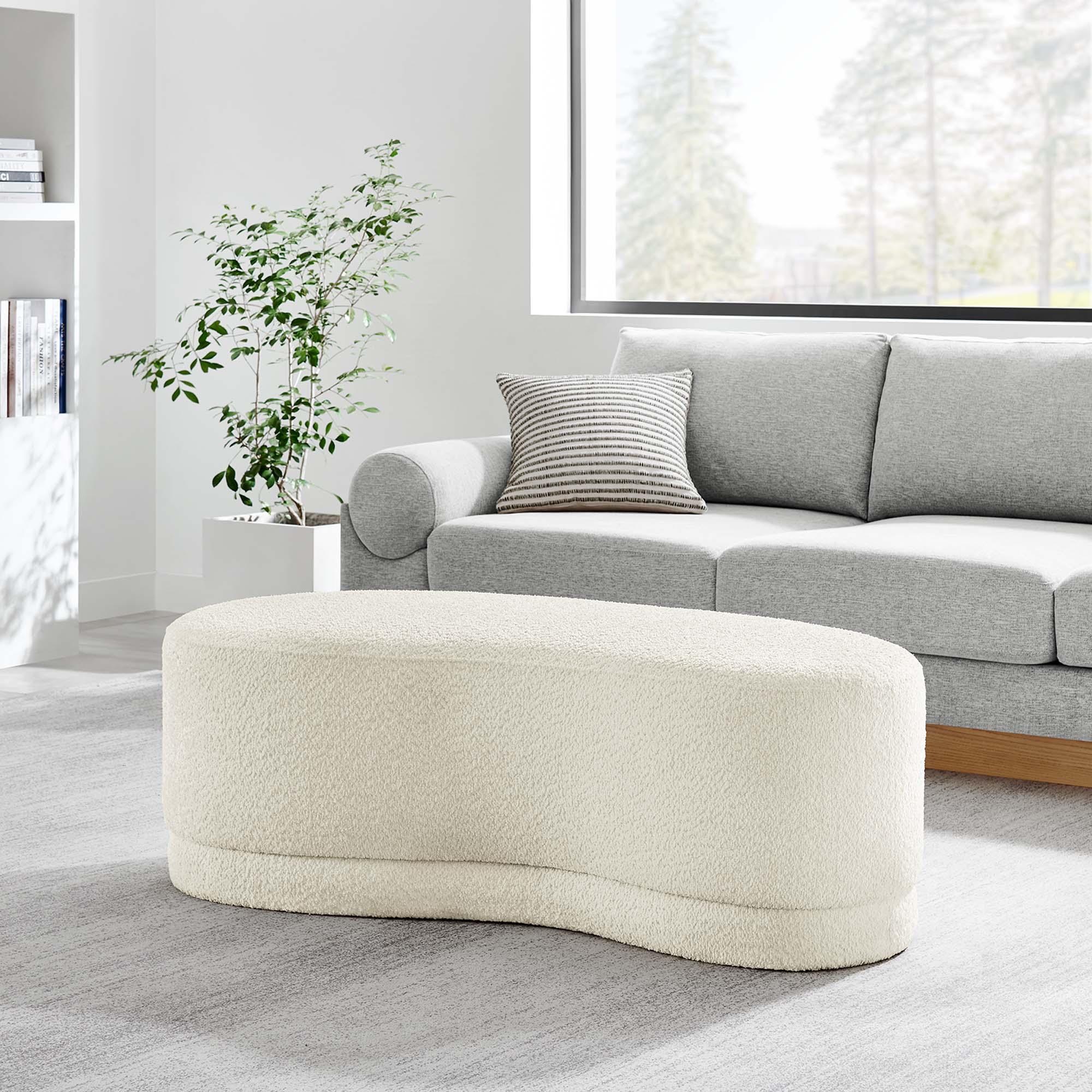 Chaise sans accoudoirs rembourrée en duvet Commix