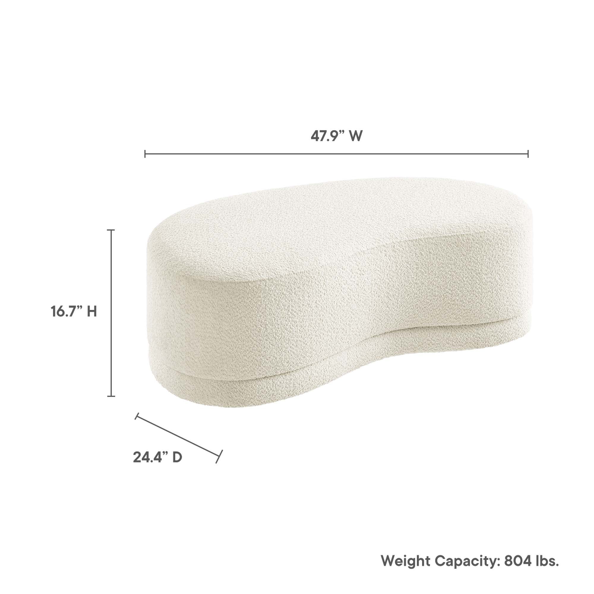 Chaise sans accoudoirs rembourrée en duvet Commix