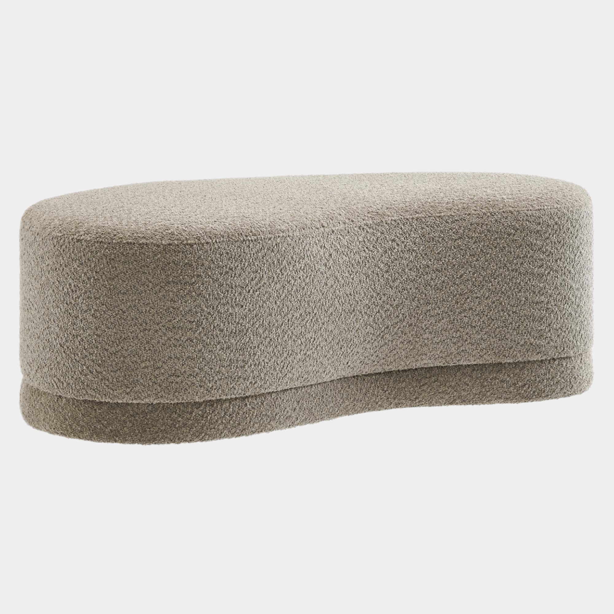 Chaise sans accoudoirs rembourrée en duvet Commix