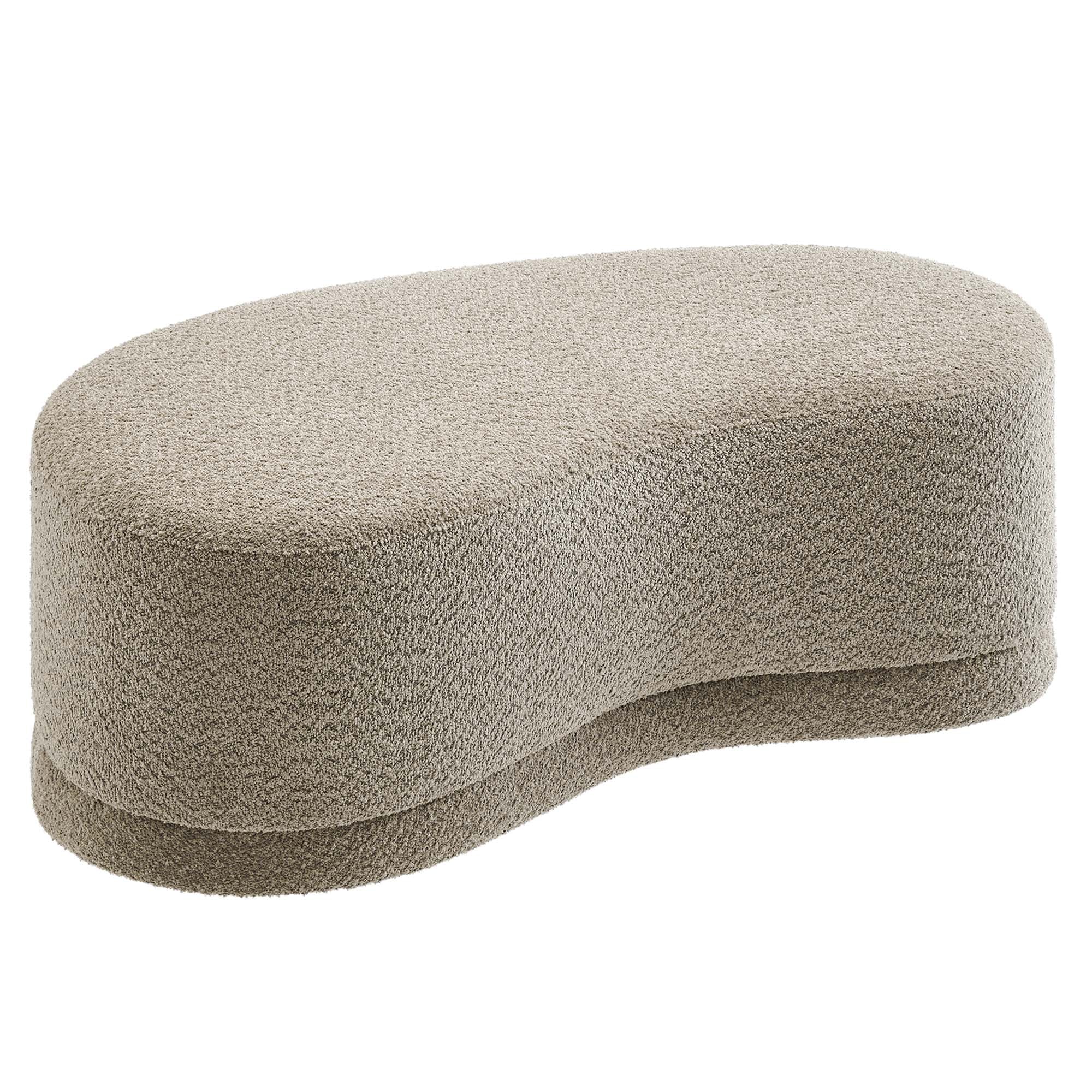 Chaise sans accoudoirs rembourrée en duvet Commix