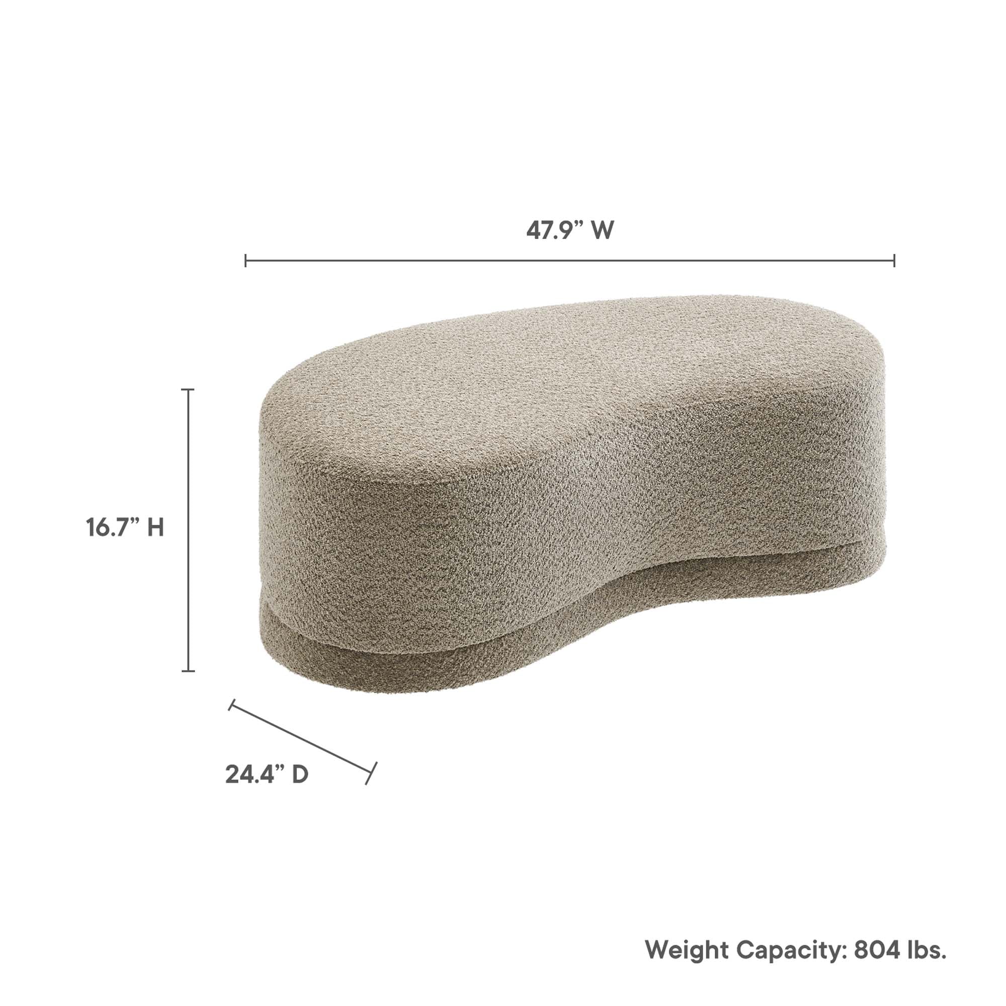 Chaise sans accoudoirs rembourrée en duvet Commix