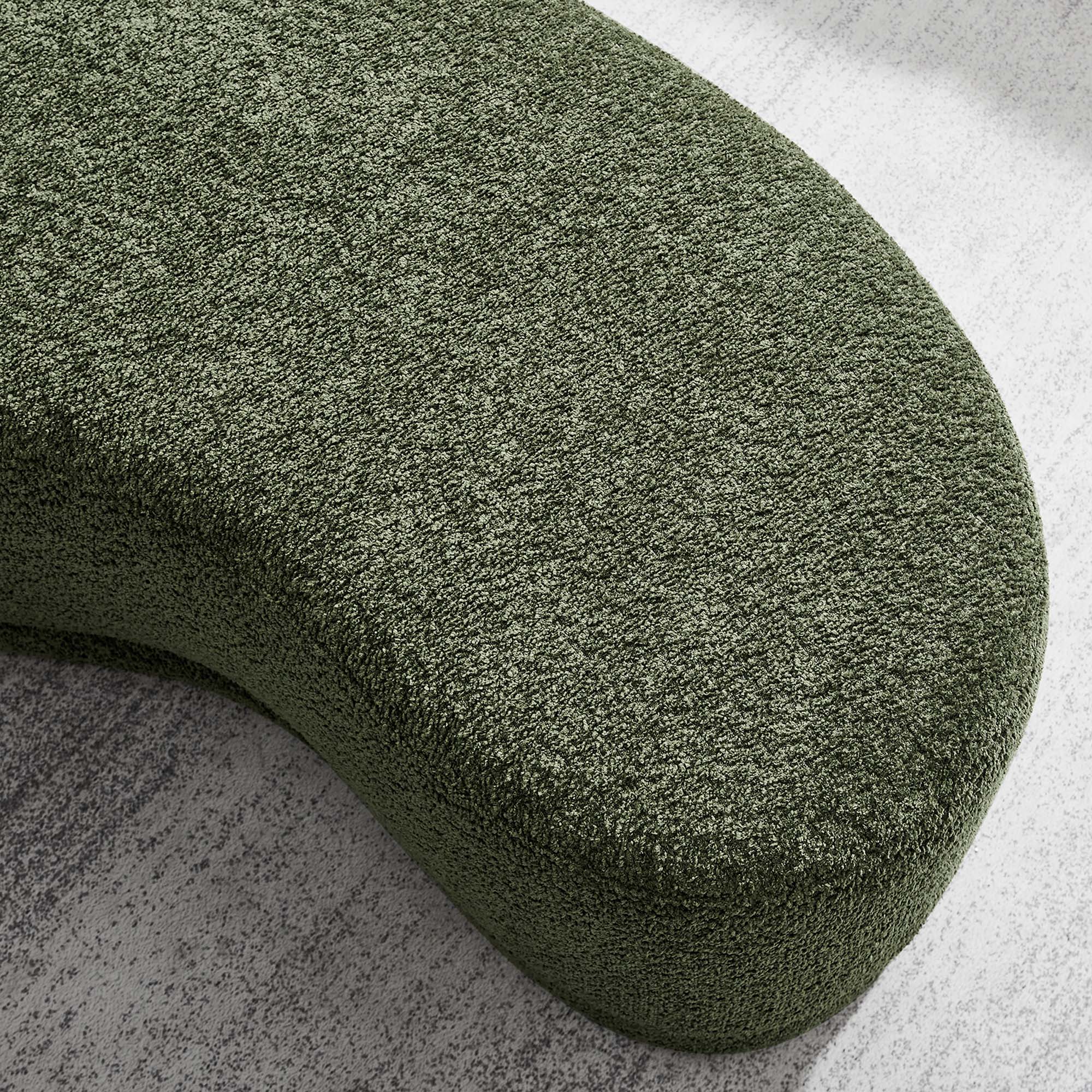 Chaise sans accoudoirs rembourrée en duvet Commix