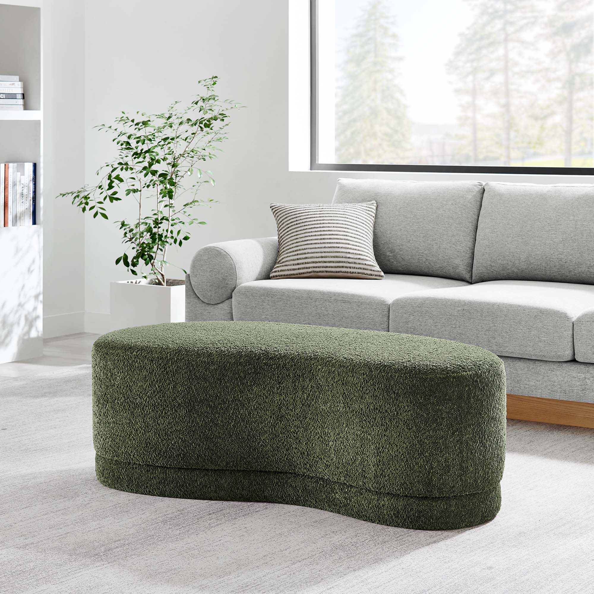 Chaise sans accoudoirs rembourrée en duvet Commix