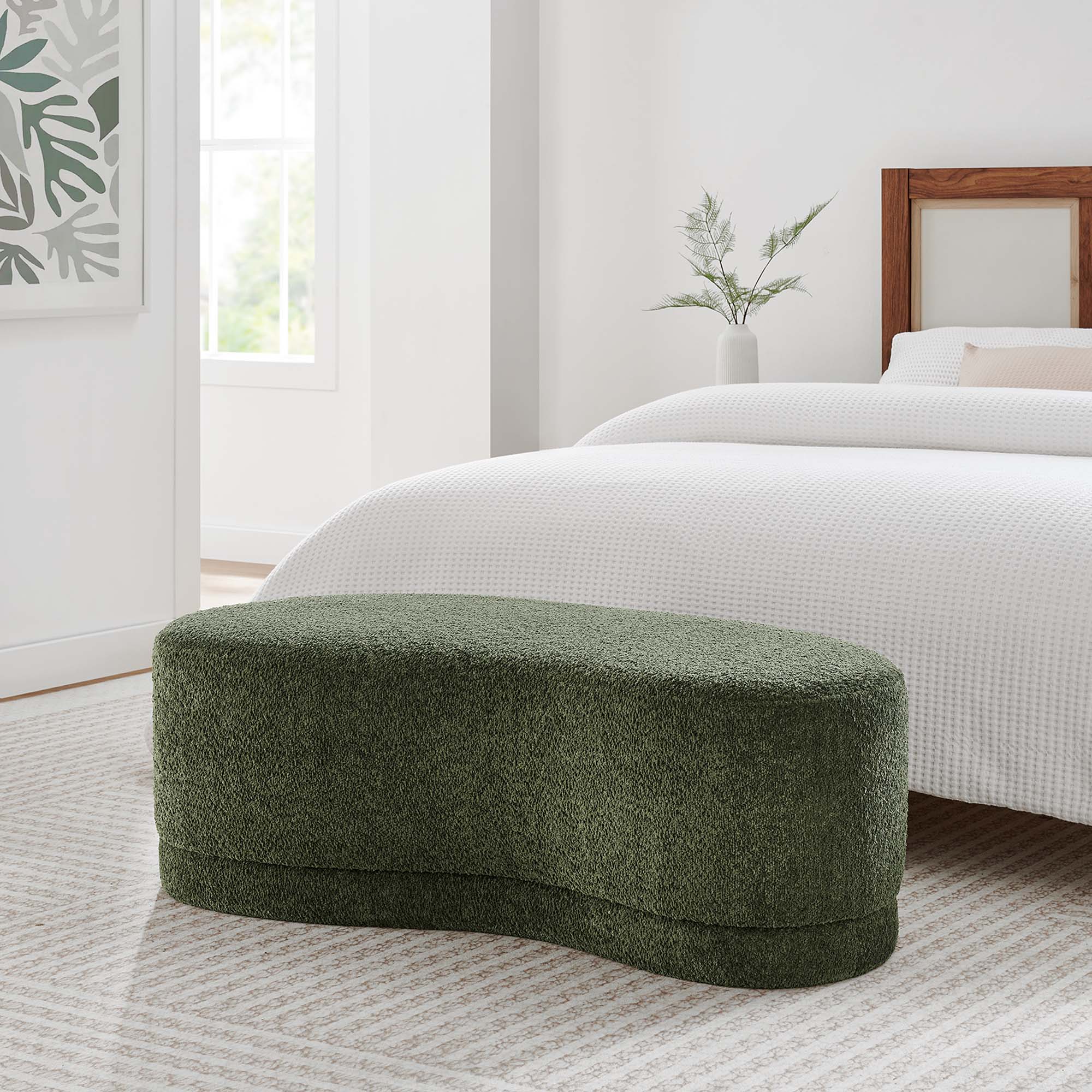 Chaise sans accoudoirs rembourrée en duvet Commix