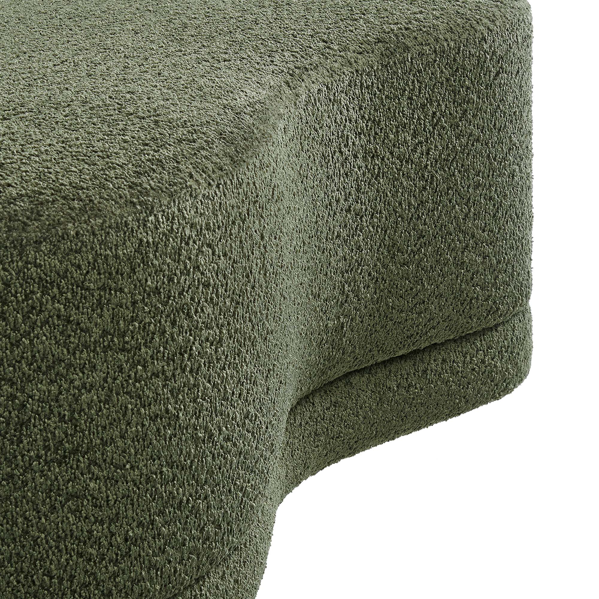 Chaise sans accoudoirs rembourrée en duvet Commix