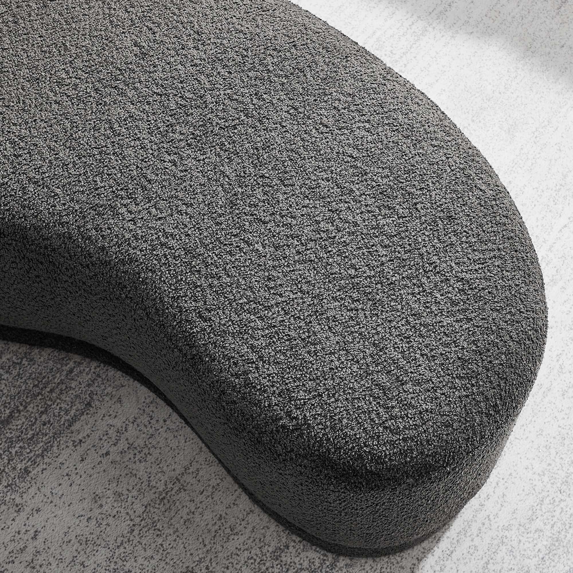 Chaise sans accoudoirs rembourrée en duvet Commix