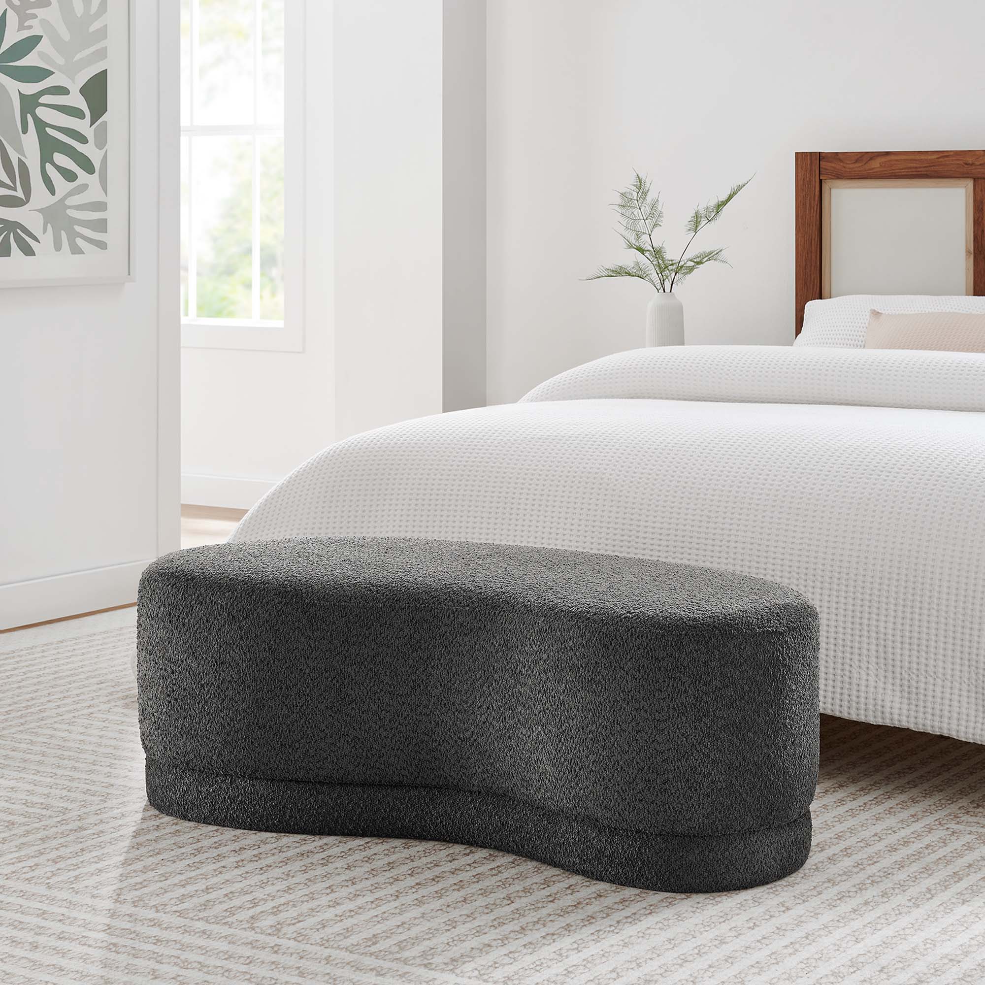 Chaise sans accoudoirs rembourrée en duvet Commix