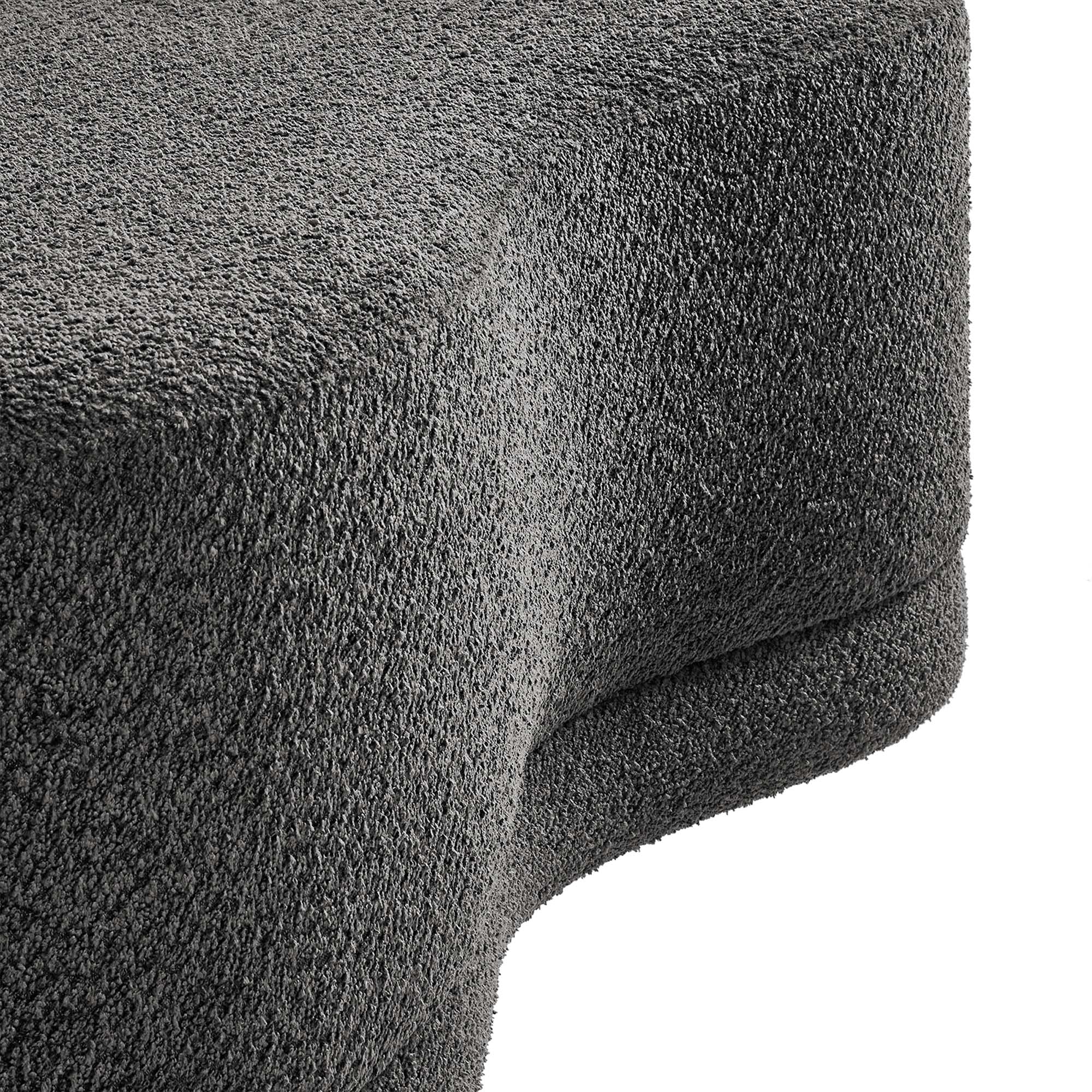 Chaise sans accoudoirs rembourrée en duvet Commix