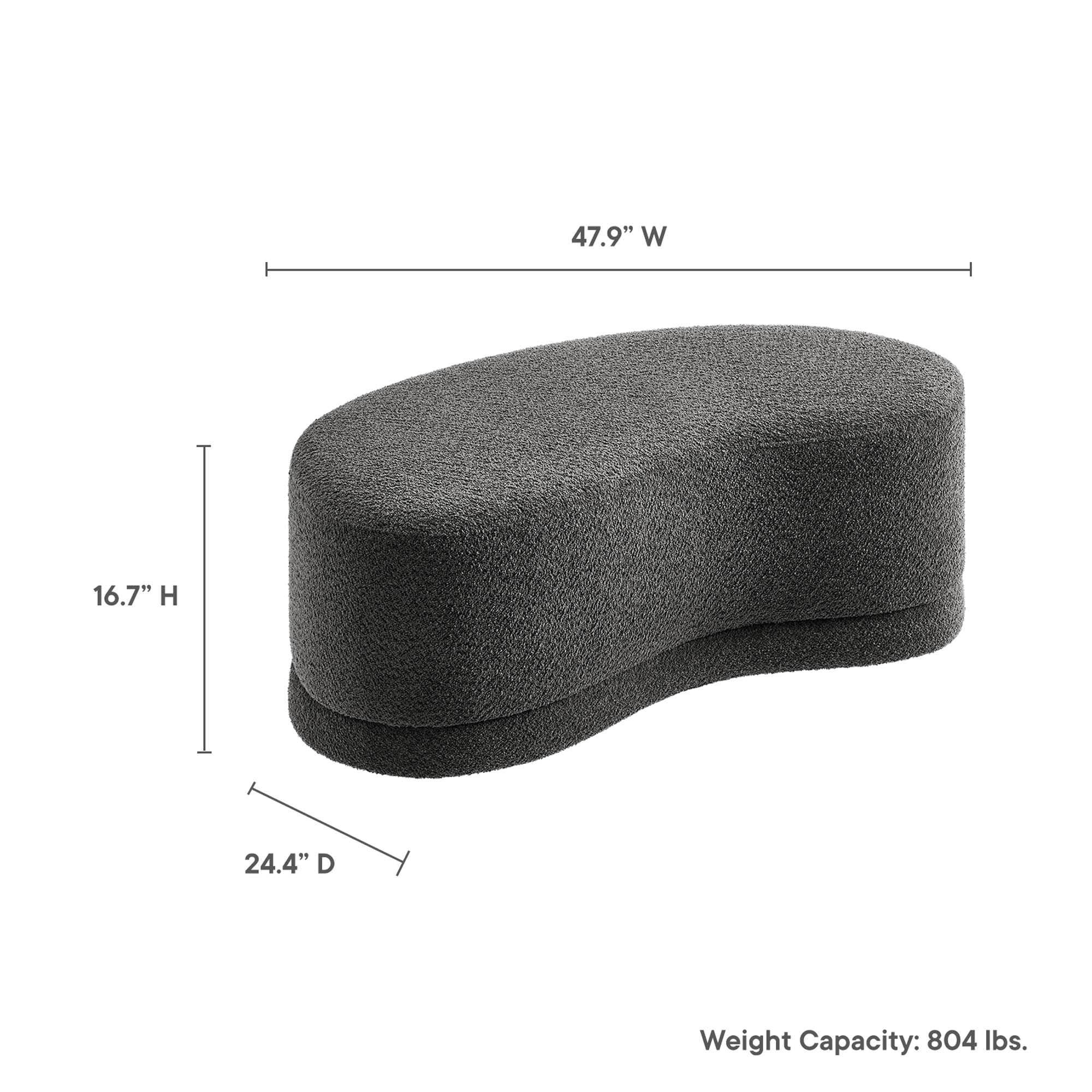 Chaise sans accoudoirs rembourrée en duvet Commix
