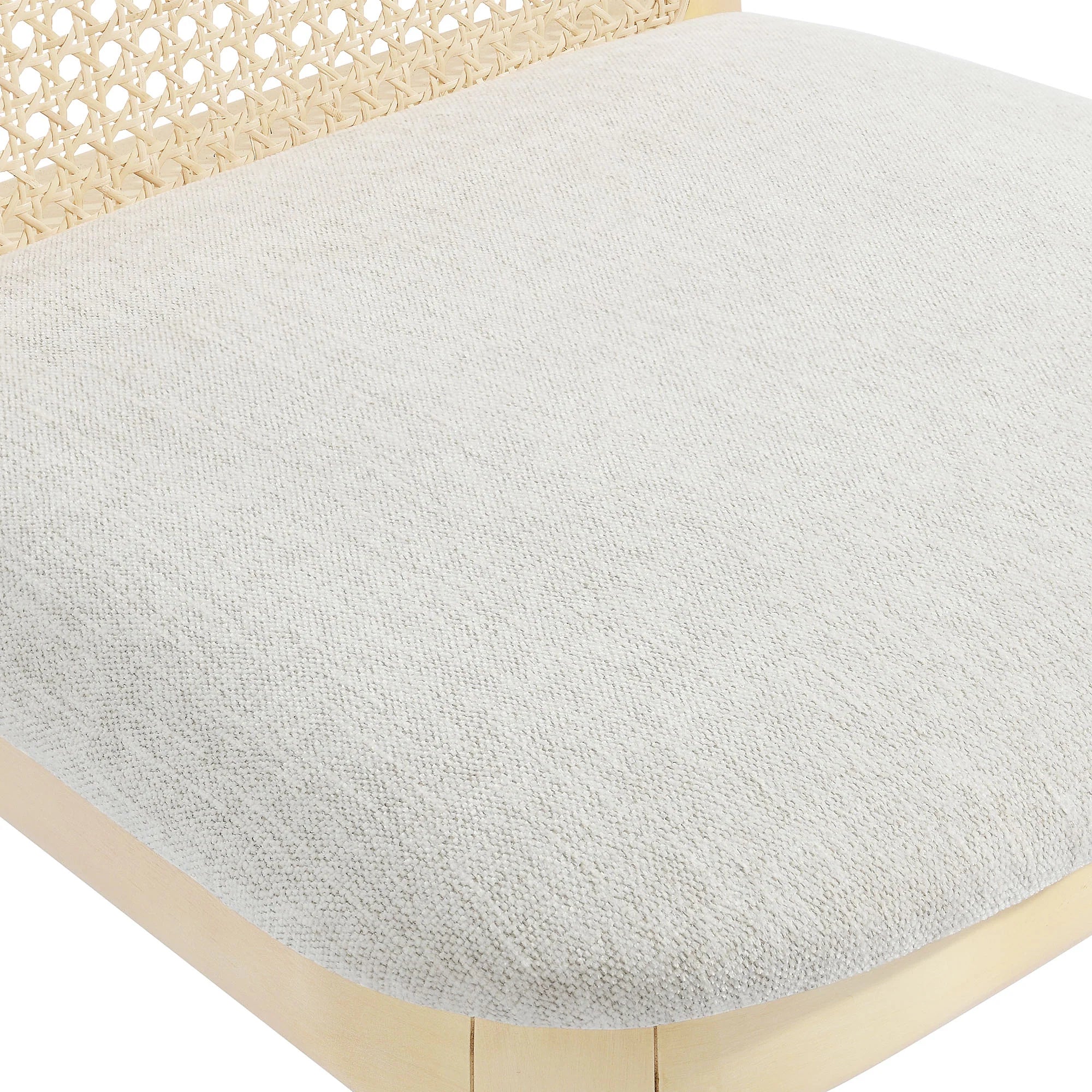 Monarch Wood and Rattan Dining Side Chair