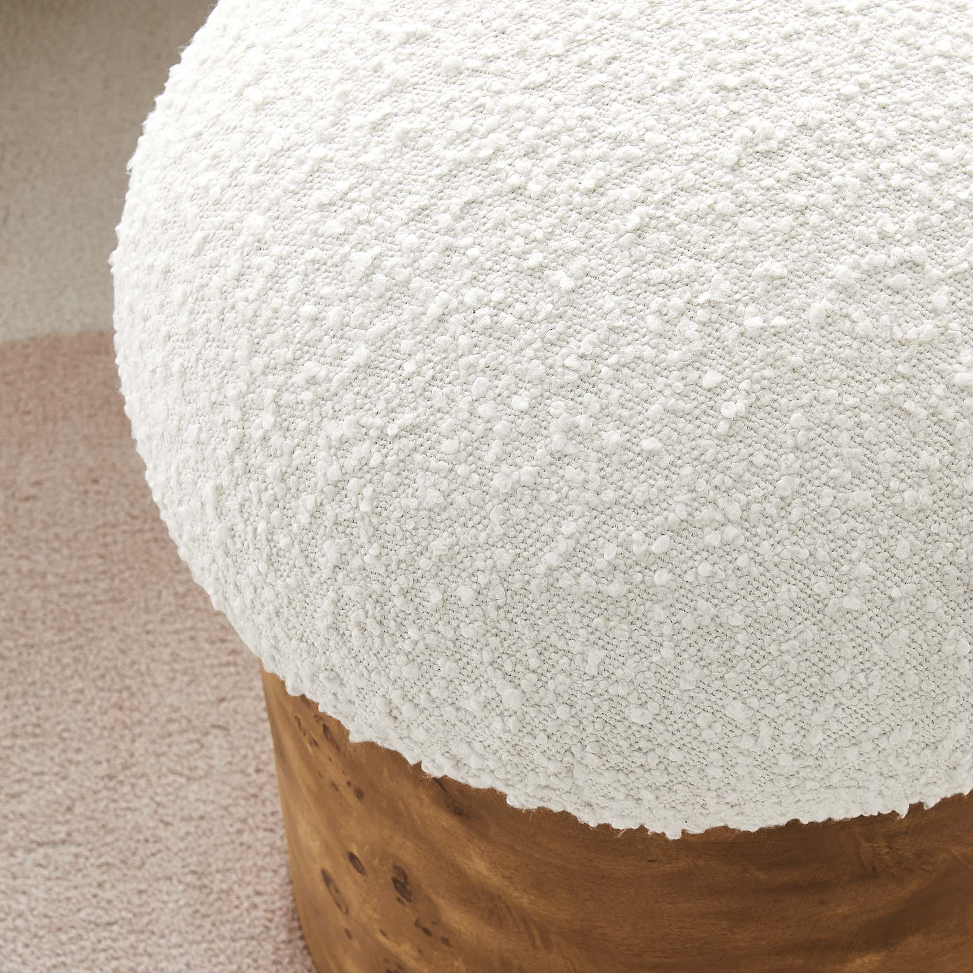 Chaise sans accoudoirs rembourrée en duvet Commix