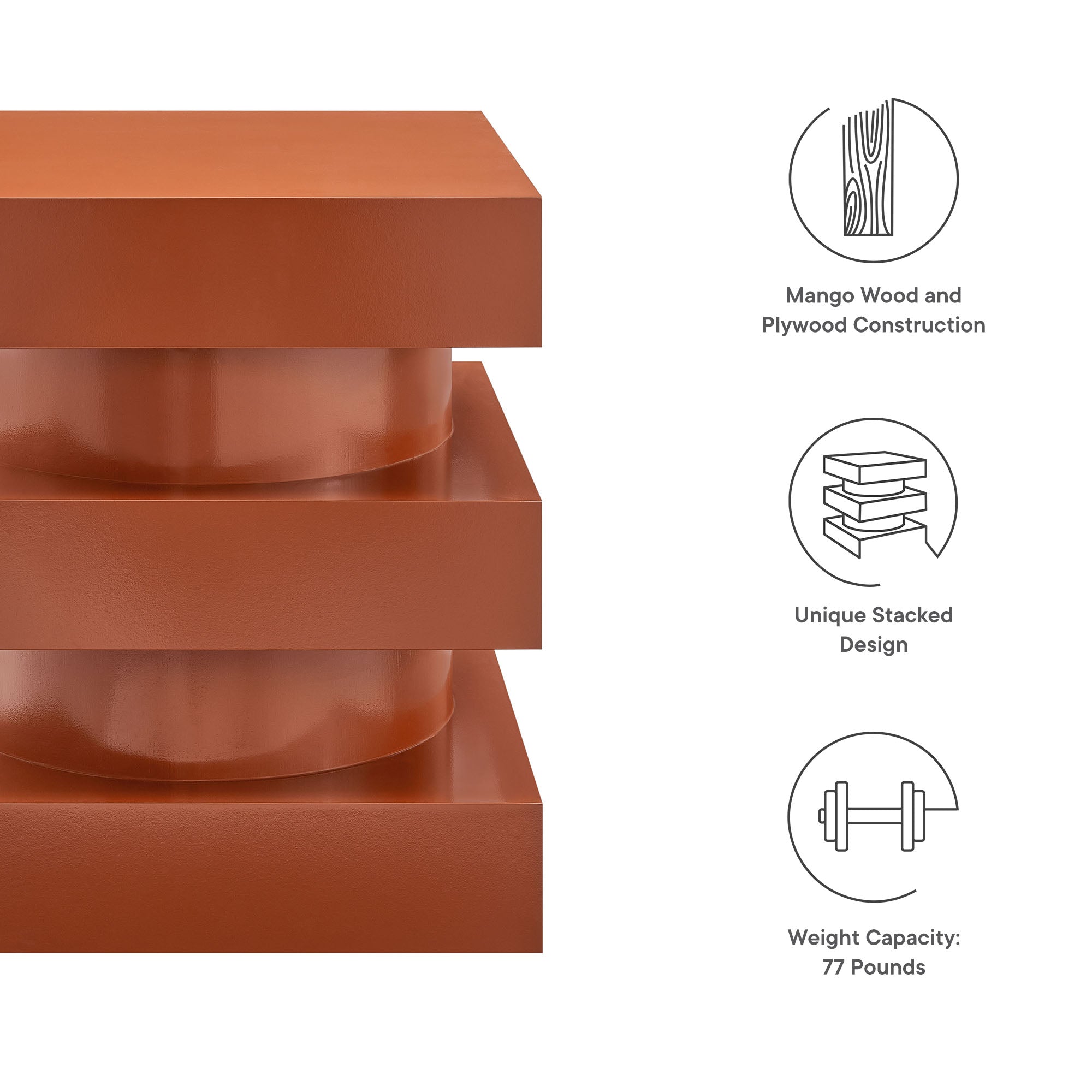 Perpetuate Totem End Table