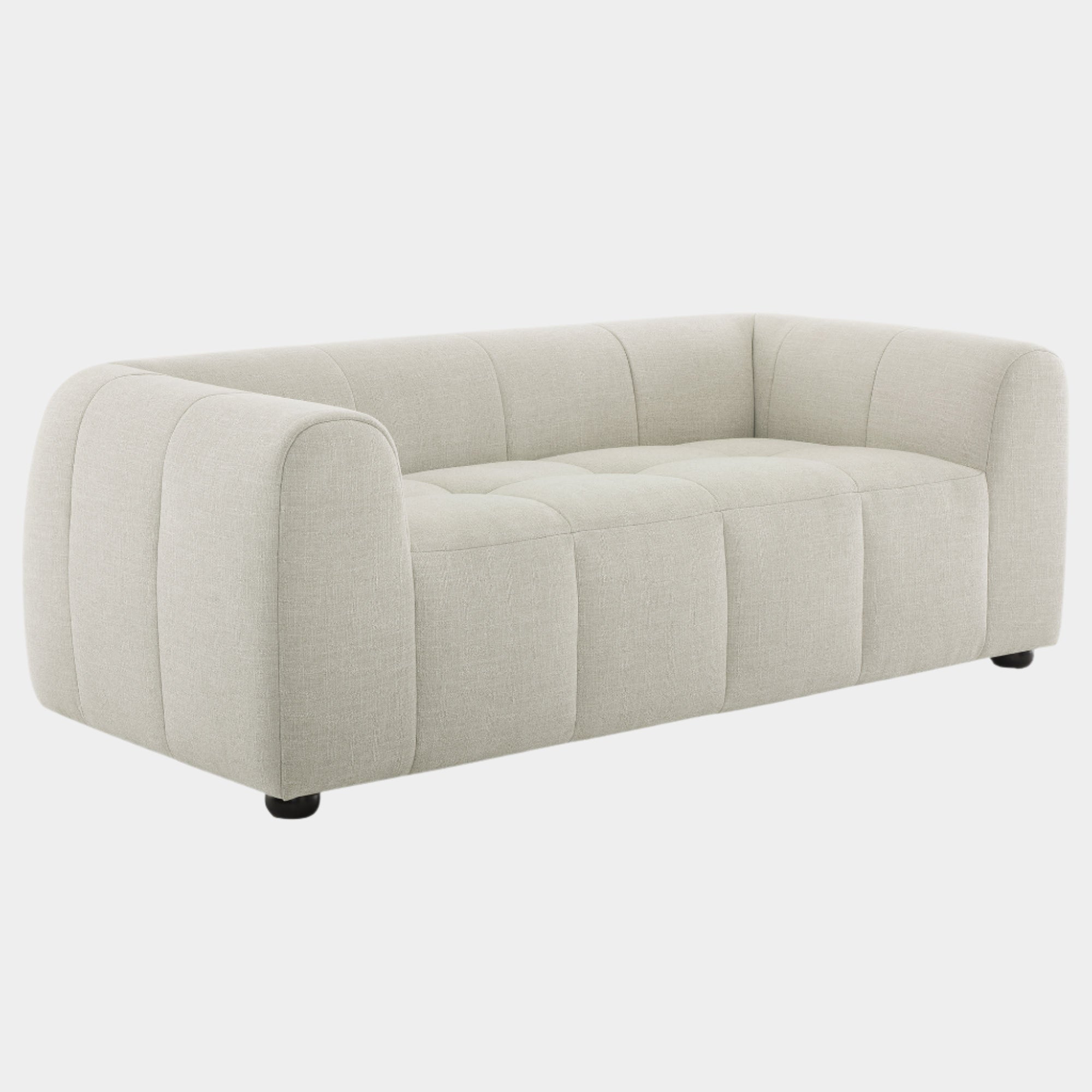 Liana Upholstered Fabric Loveseat